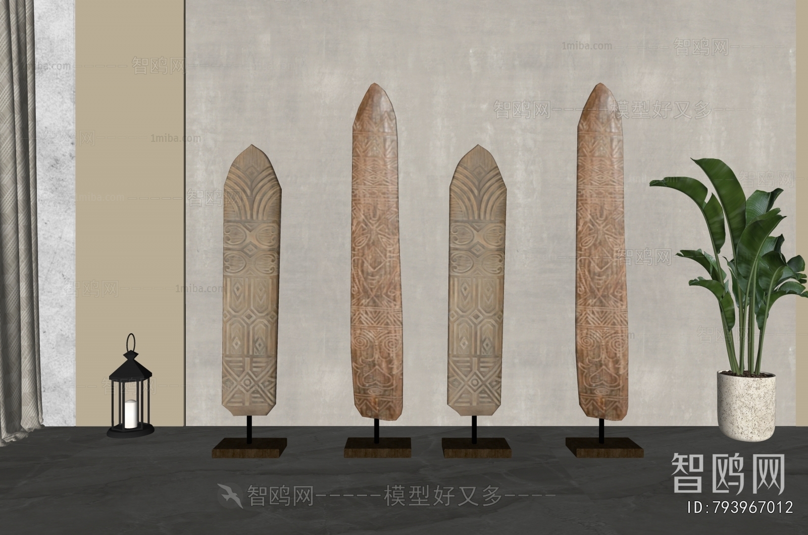 Wabi-sabi Style Partition