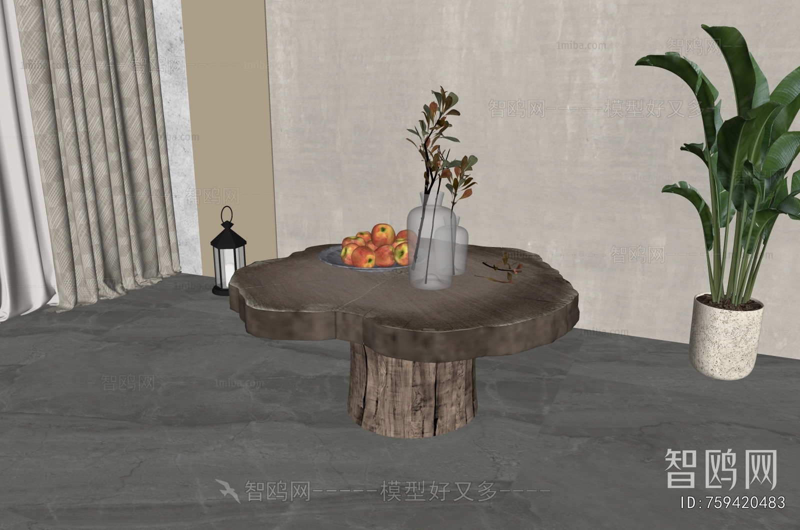 Wabi-sabi Style Coffee Table