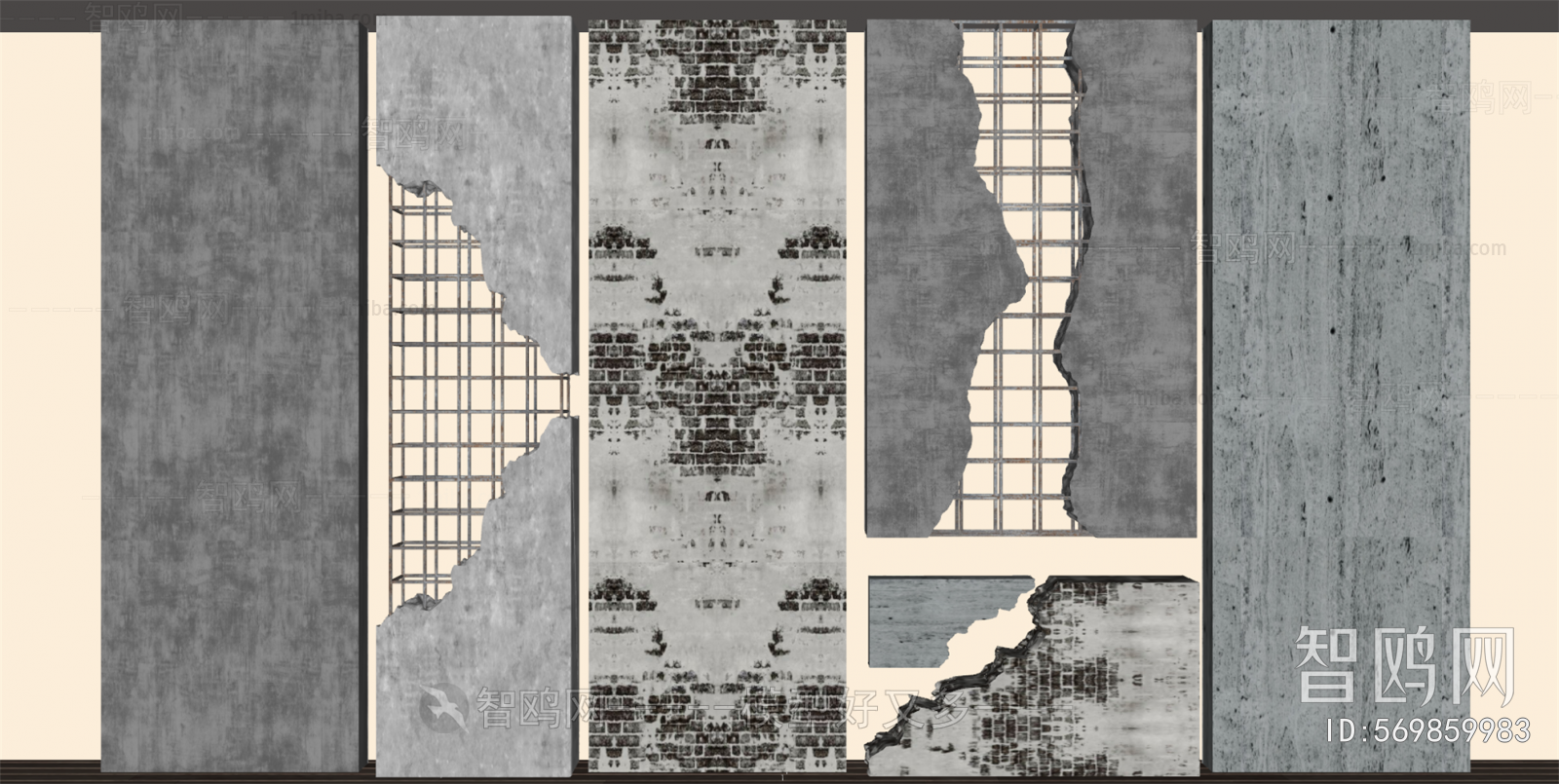 Industrial Style Wall Facing