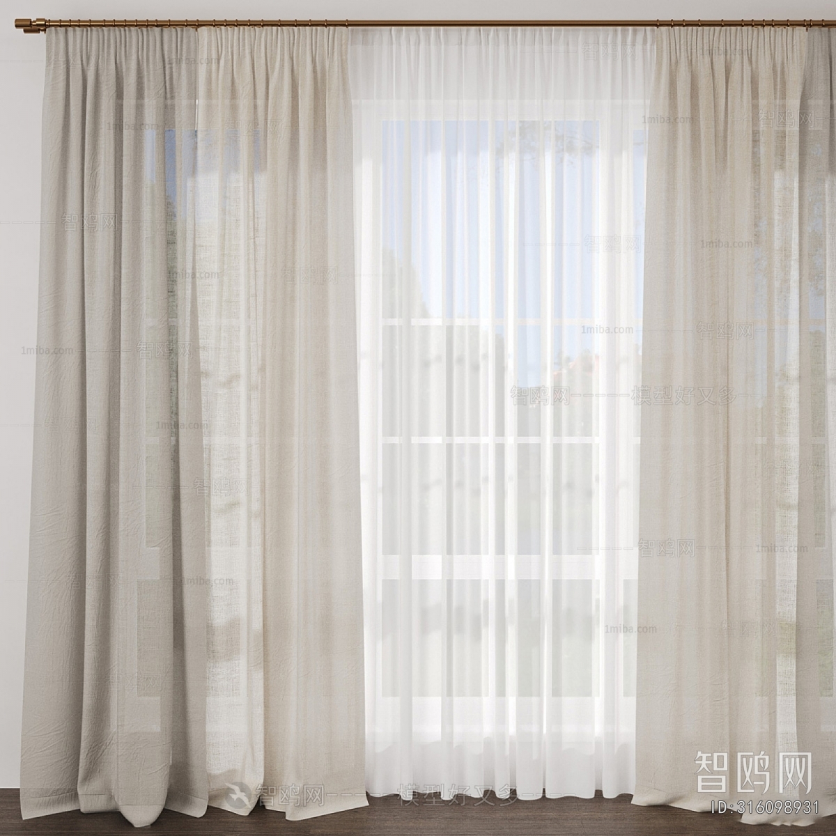 Modern The Curtain
