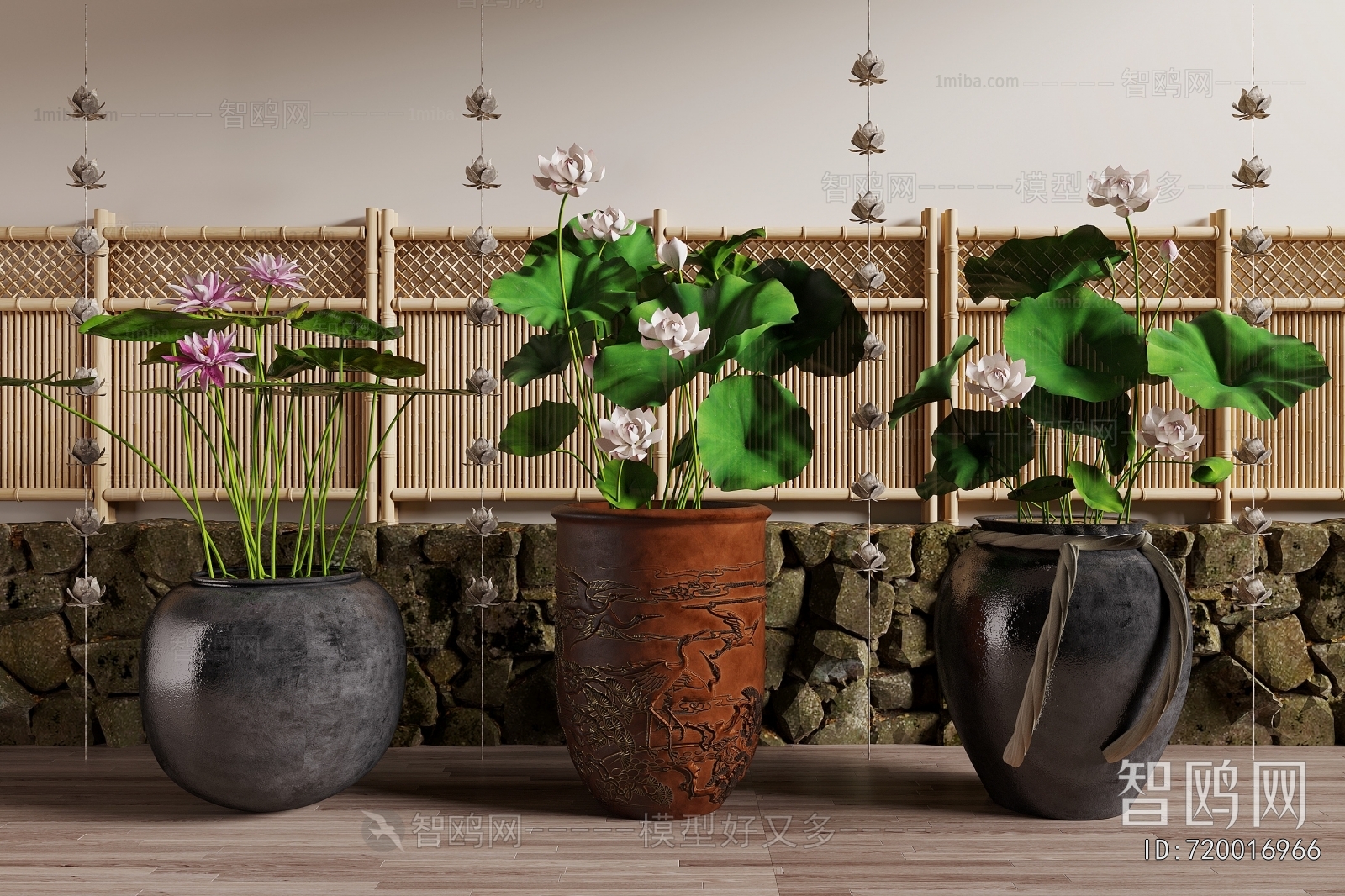 New Chinese Style Rockery Waterscape