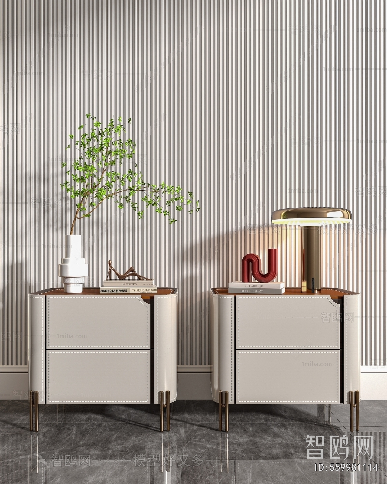 Modern Bedside Cupboard