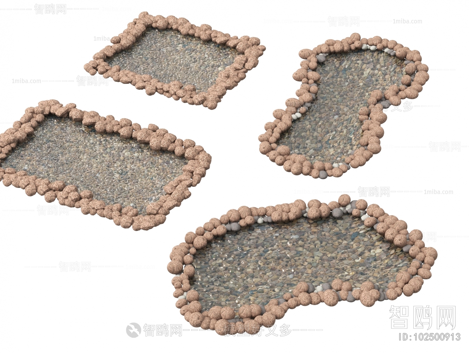 Modern Rockery Waterscape