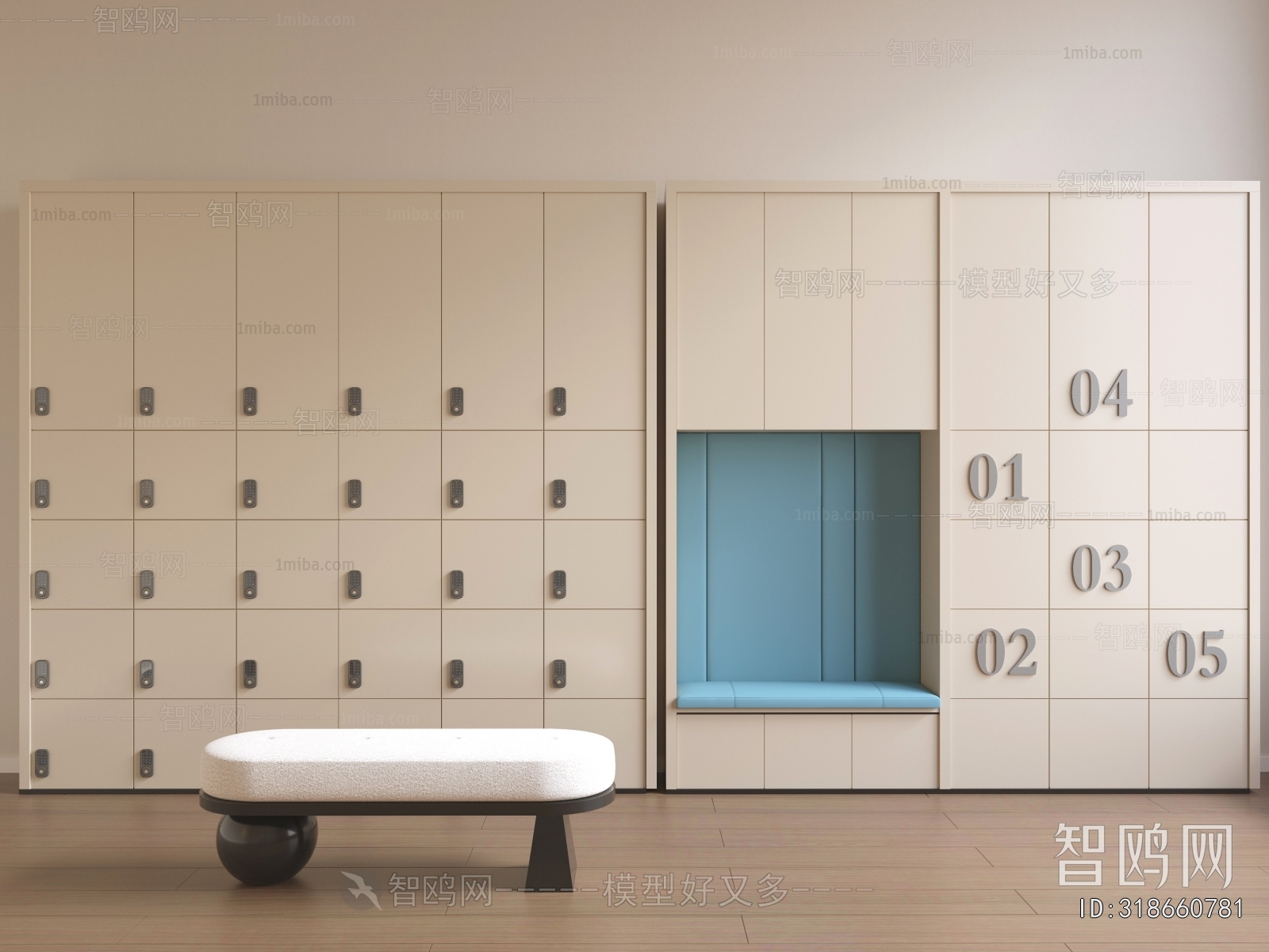 Modern Public Cabinet/lock Cabinet