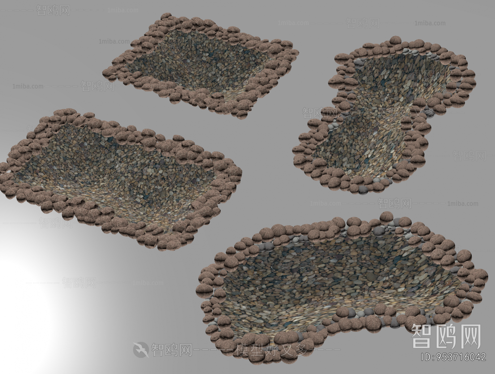 Modern Rockery Waterscape