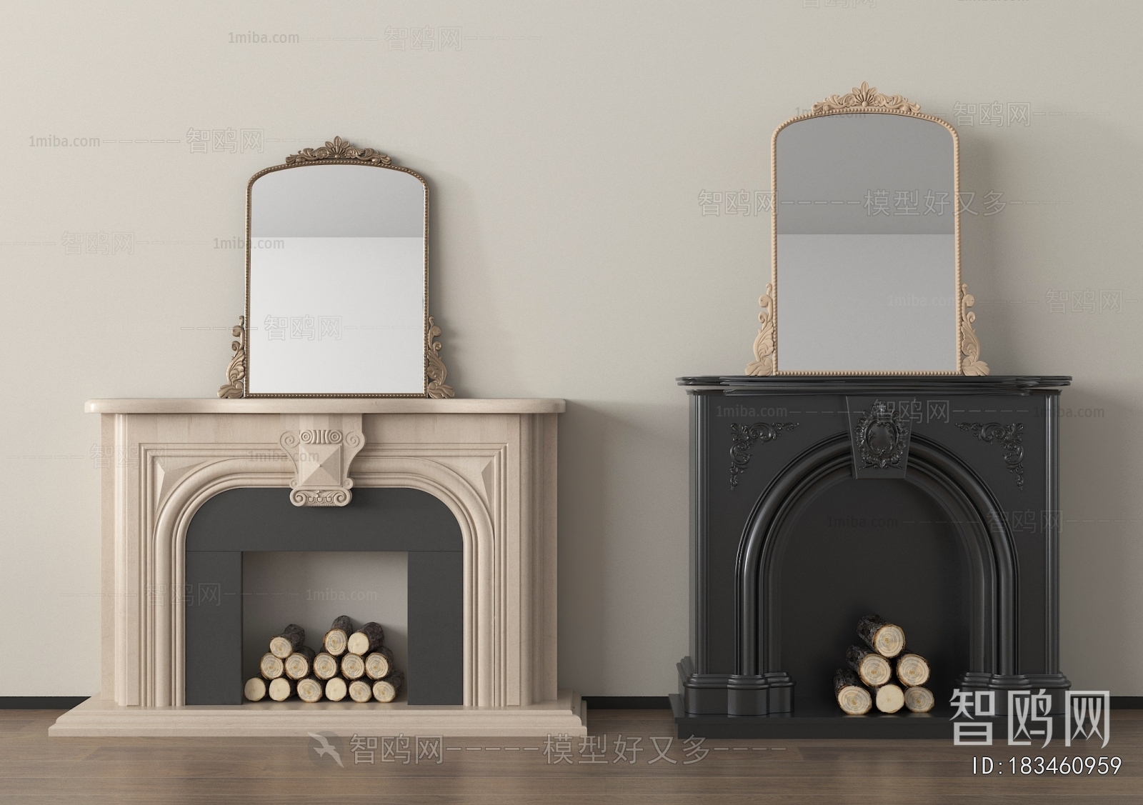 French Style Fireplace