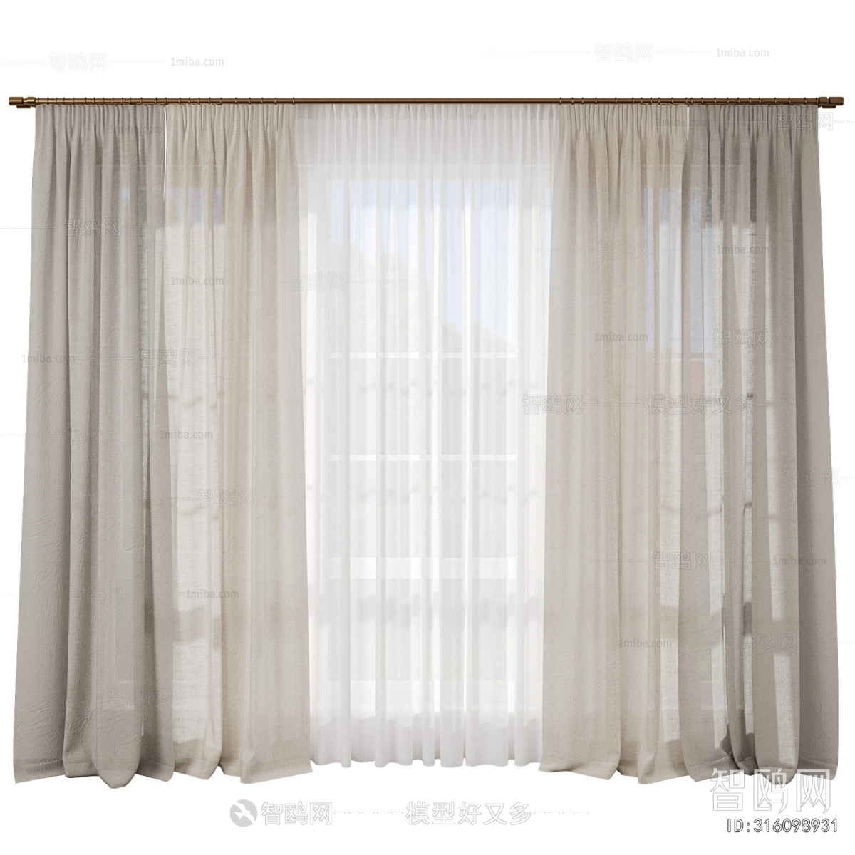 Modern The Curtain