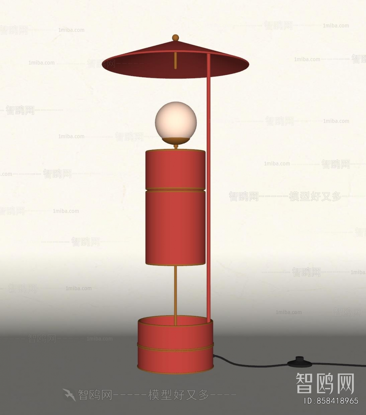 New Chinese Style Floor Lamp