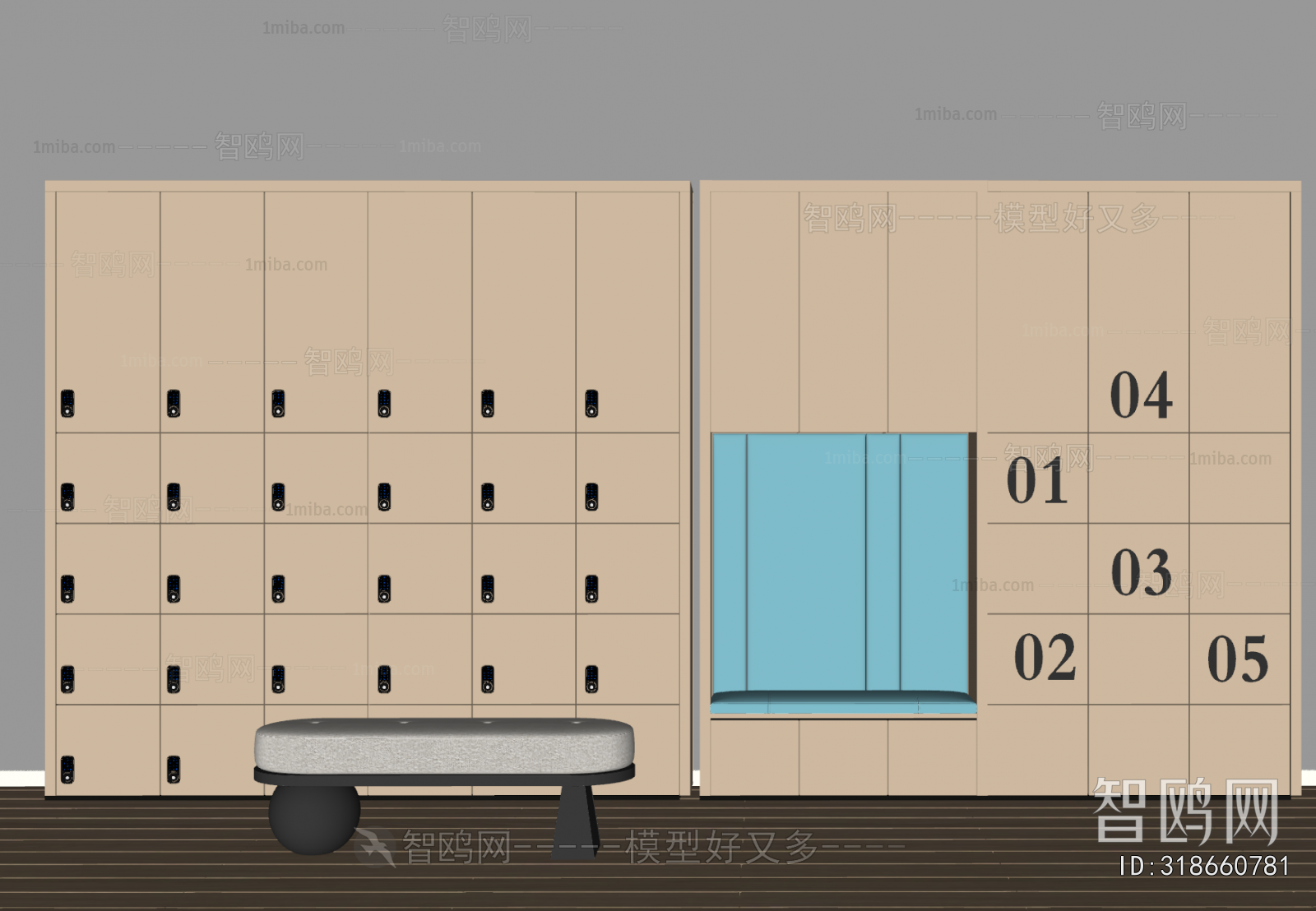 Modern Public Cabinet/lock Cabinet