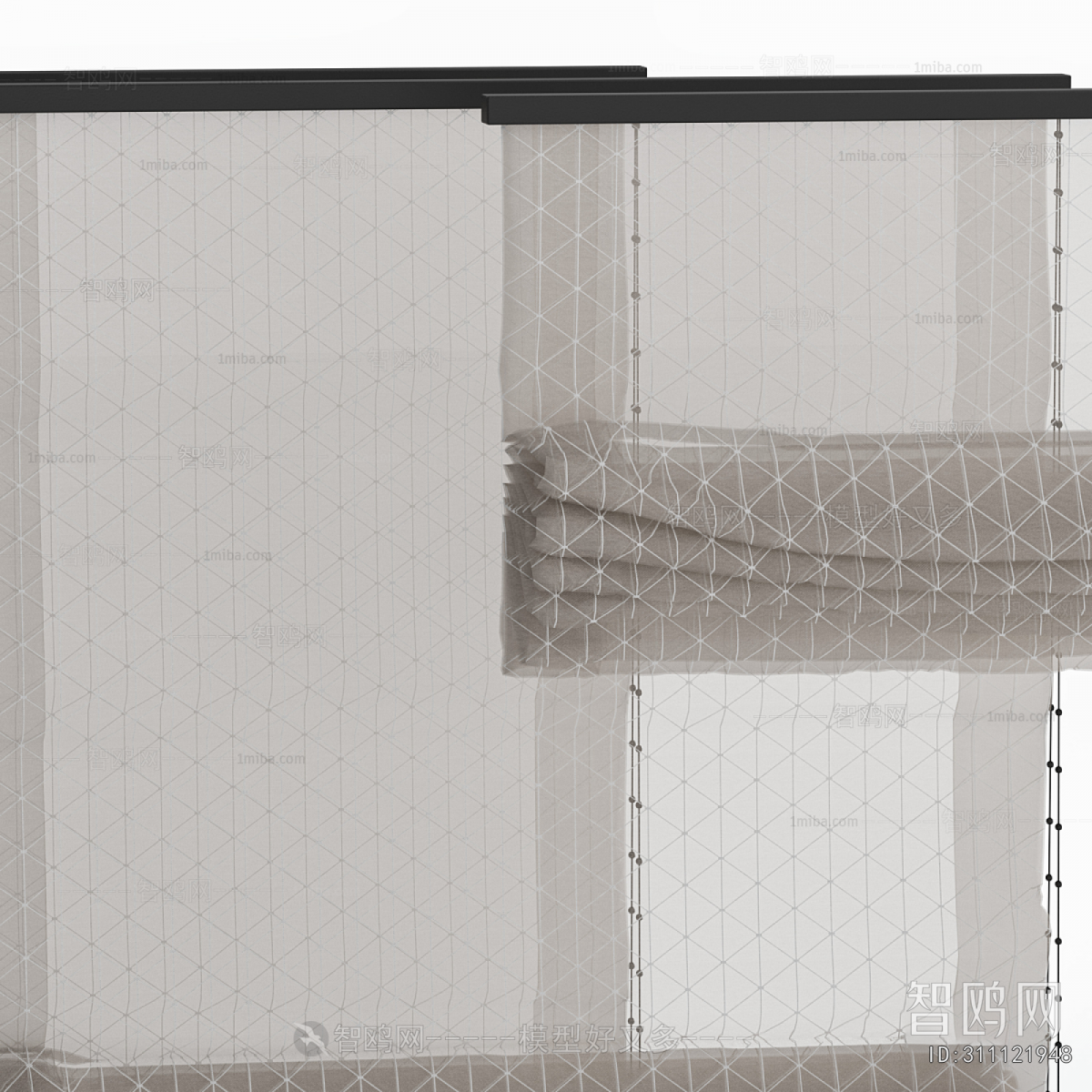 Modern Roman Curtain