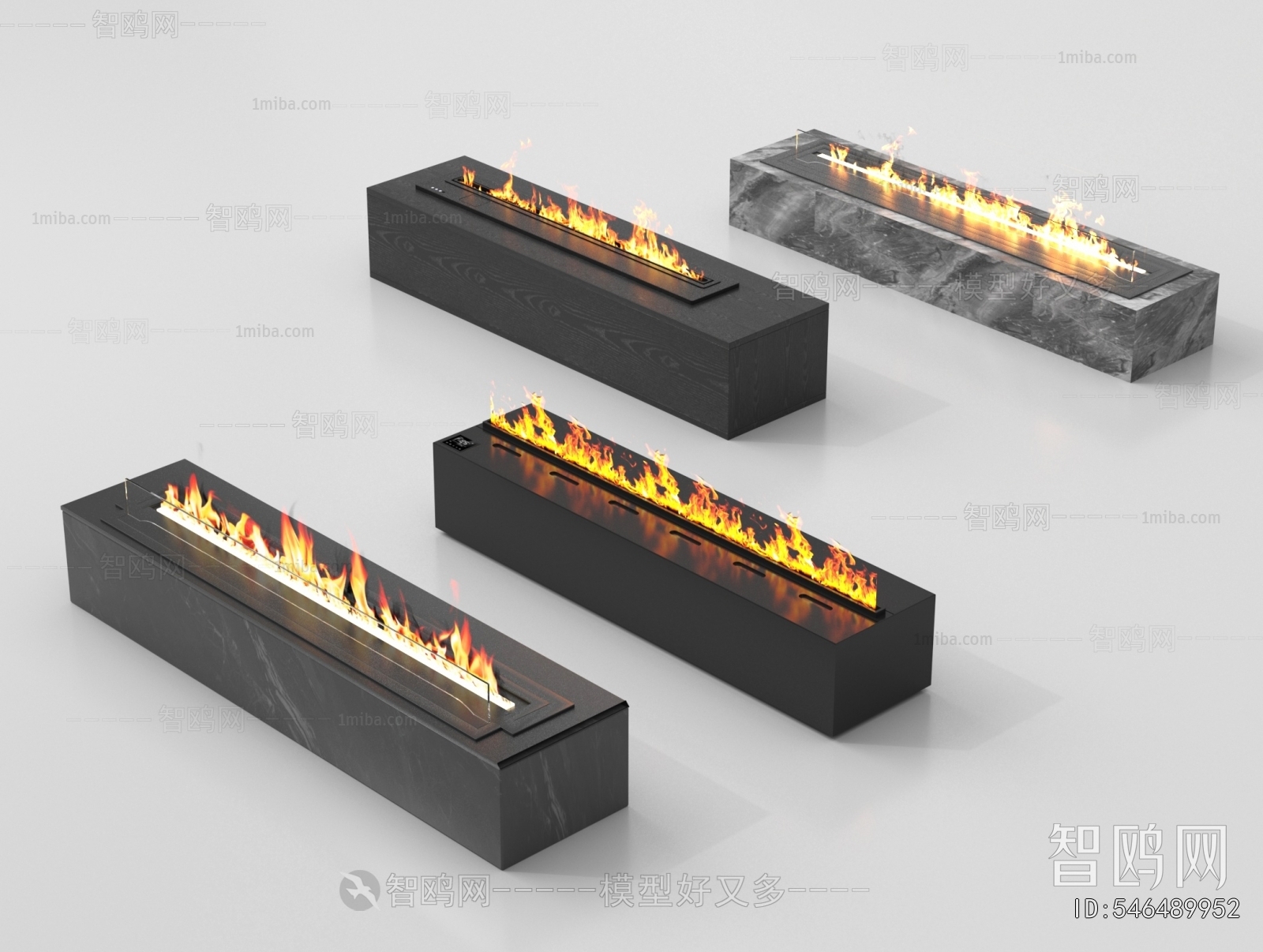 Modern Electronic Fireplace