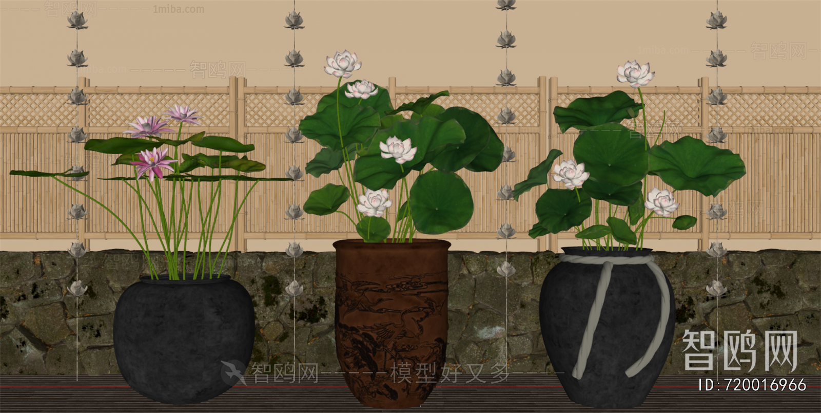 New Chinese Style Rockery Waterscape