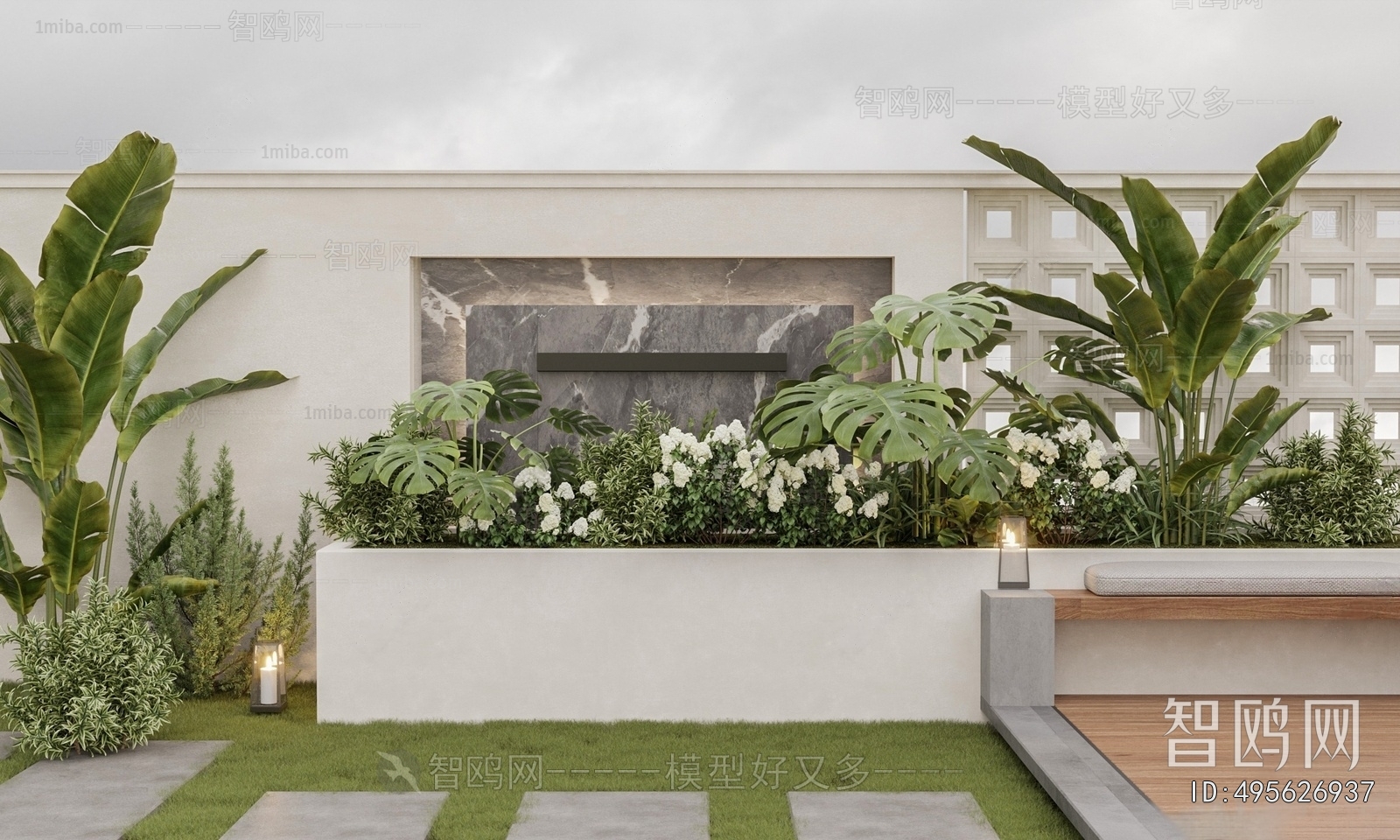 Modern Flower Bed, Flower Bowl, Flower Box