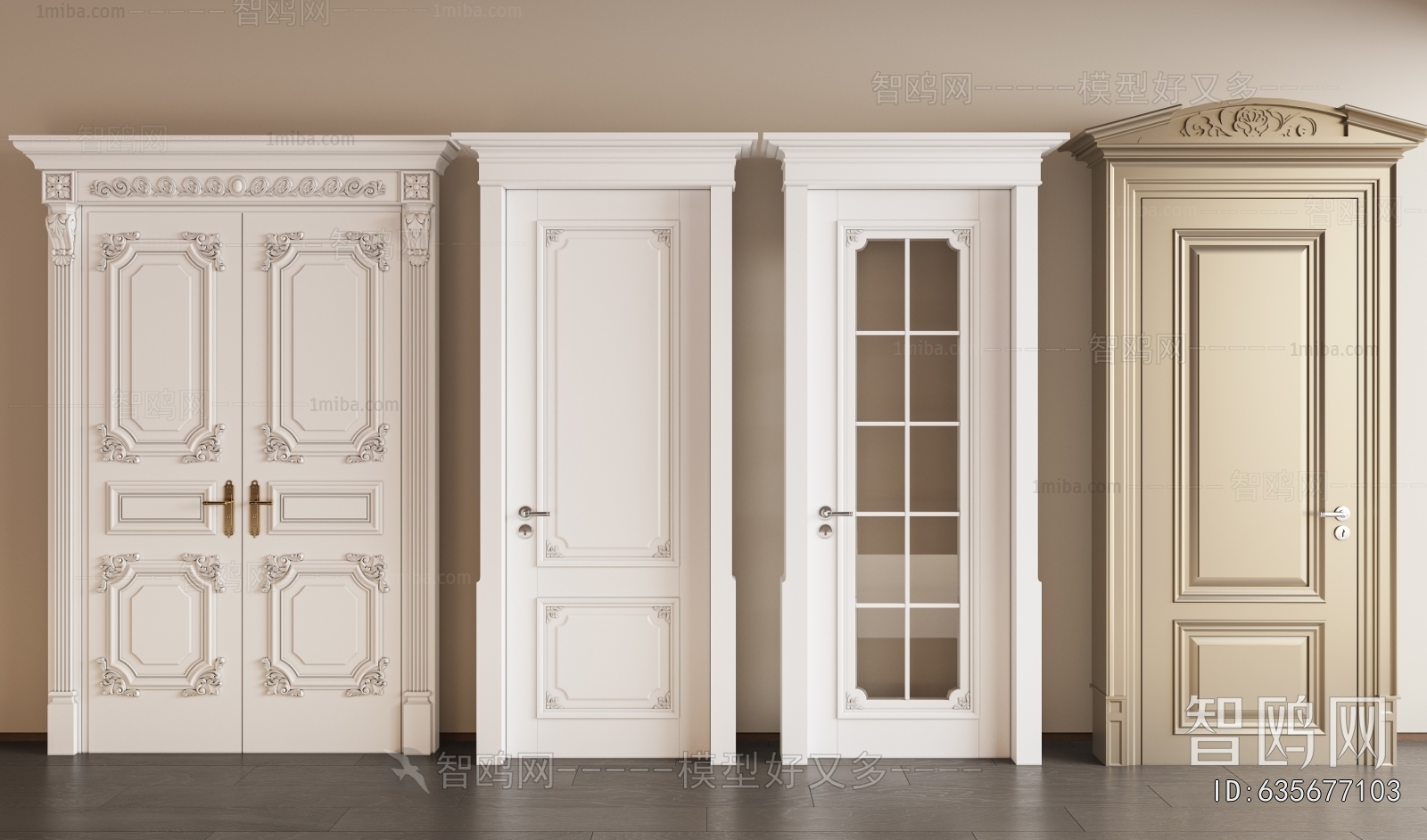 French Style Single Door