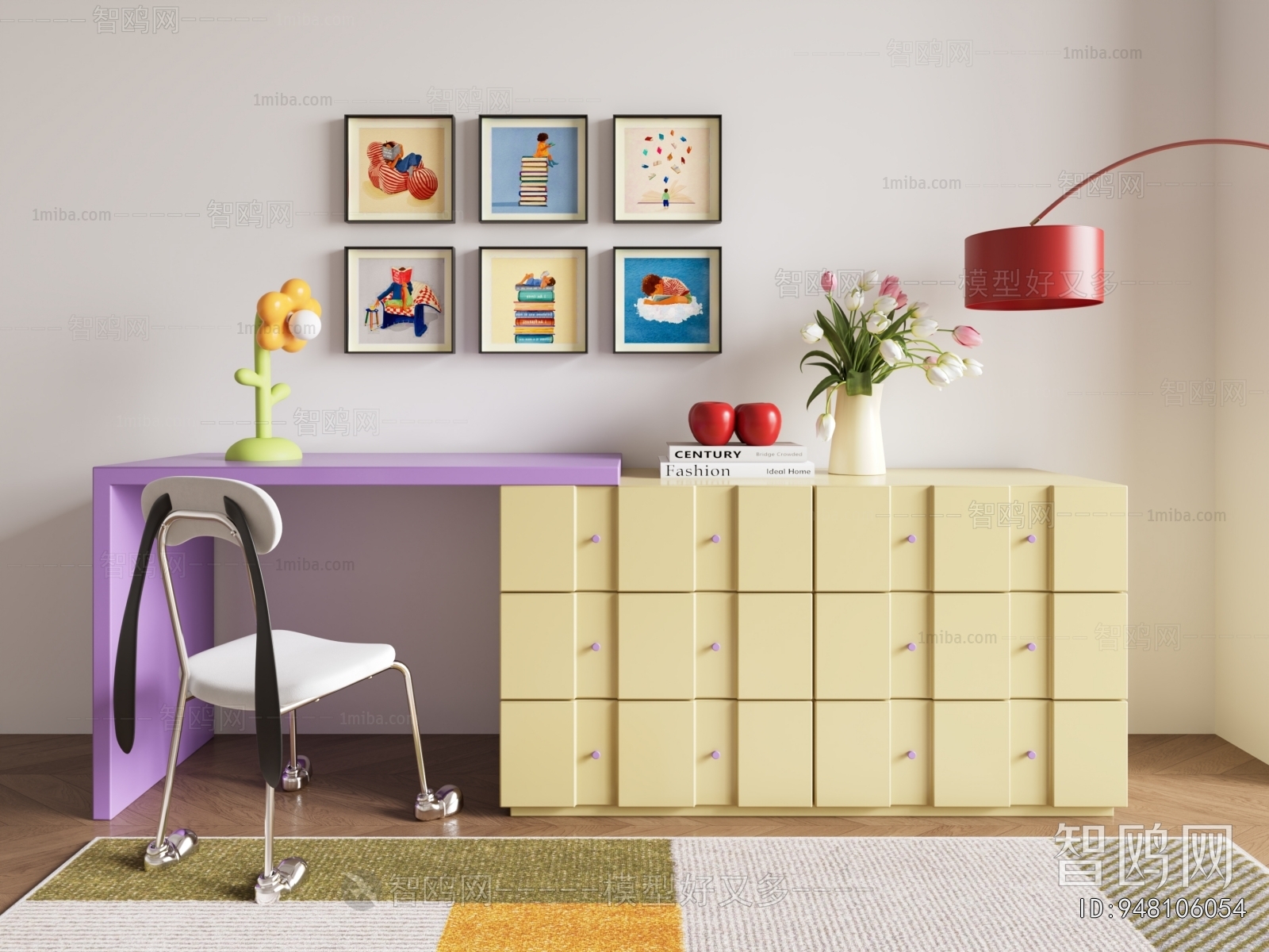 Modern Computer Desk And Chair