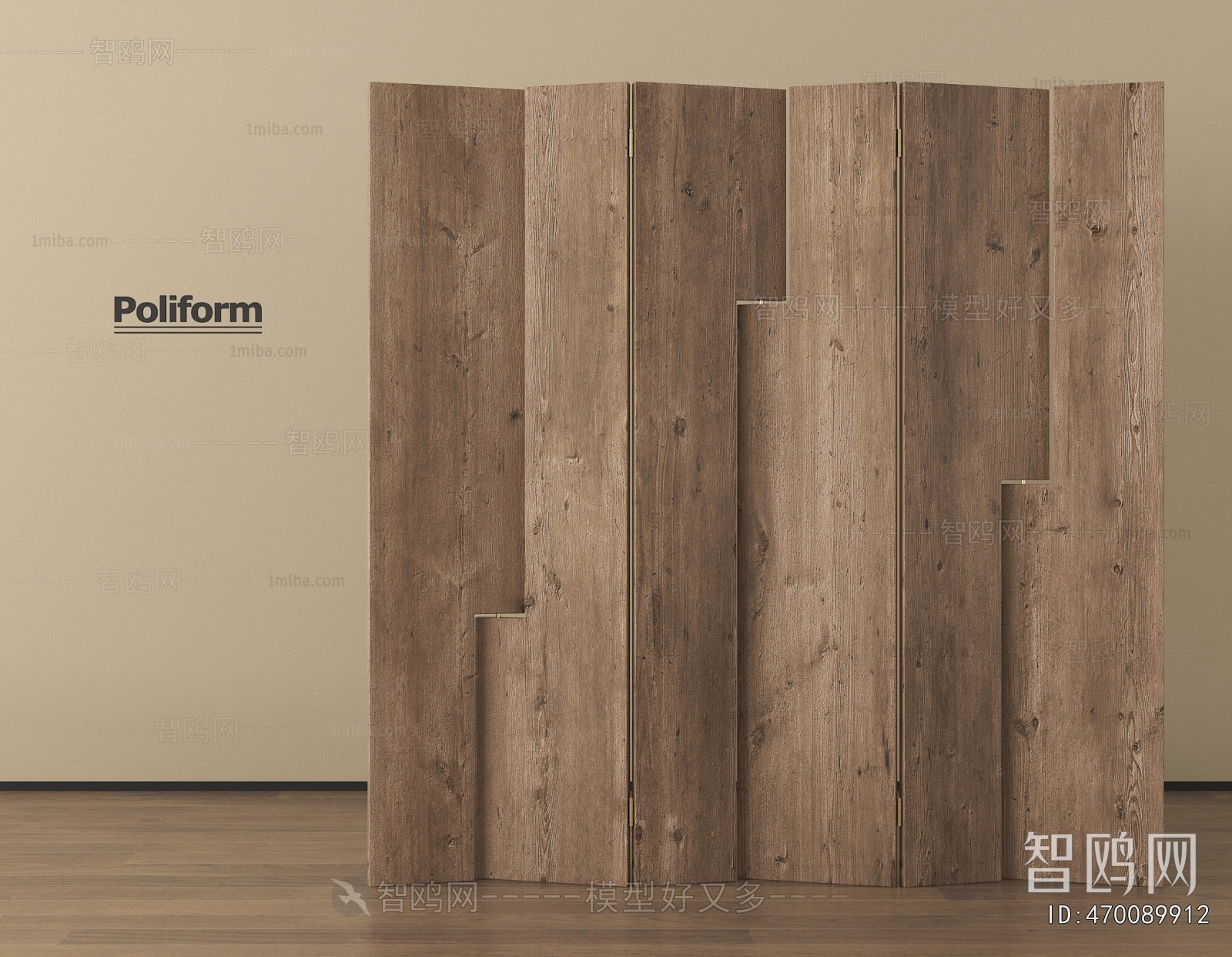 New Chinese Style Wooden Screen Partition