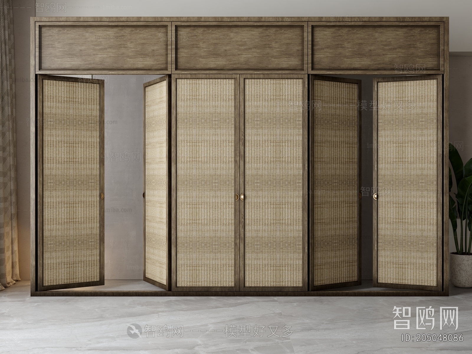 New Chinese Style Double Door