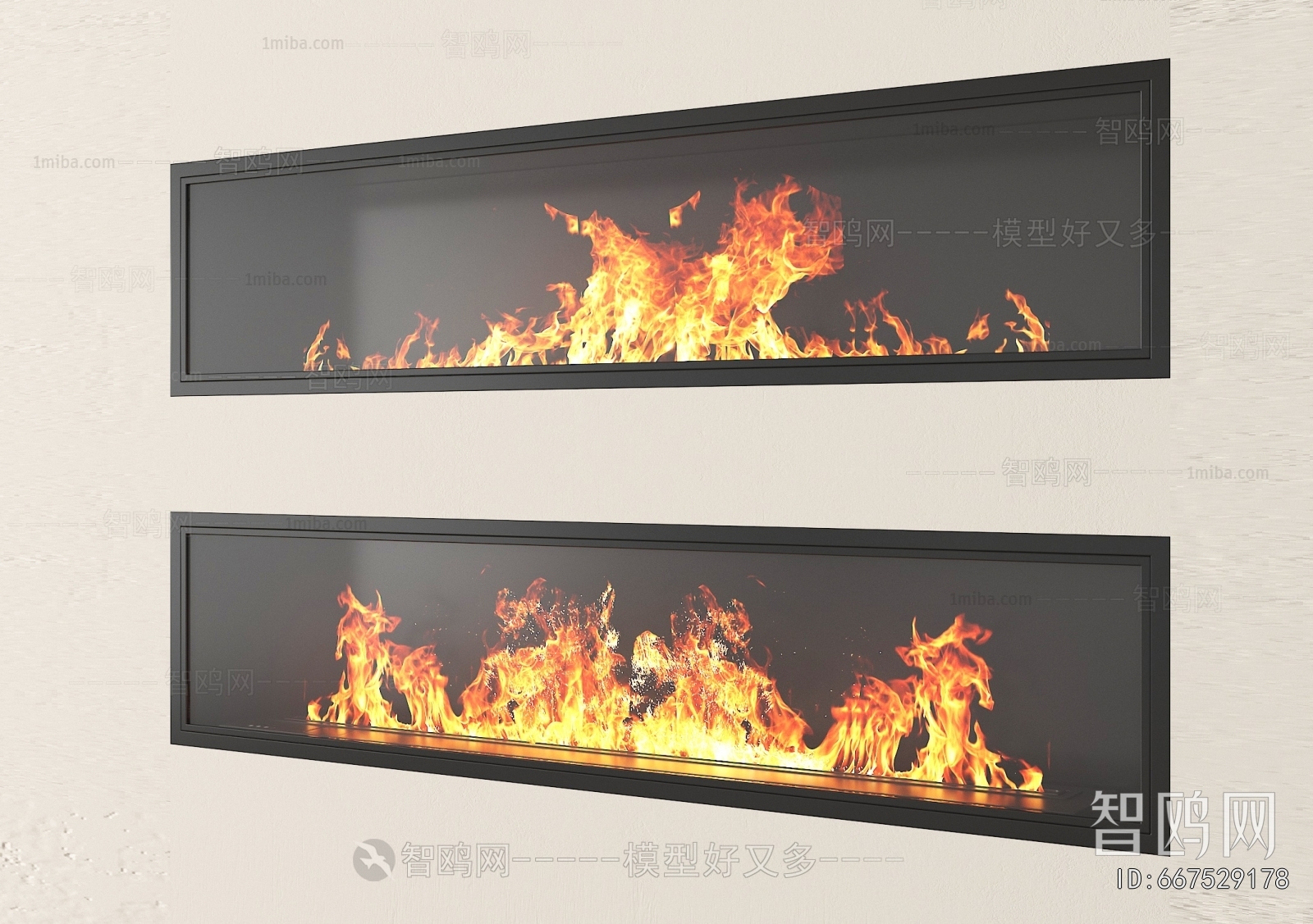 Modern Electronic Fireplace