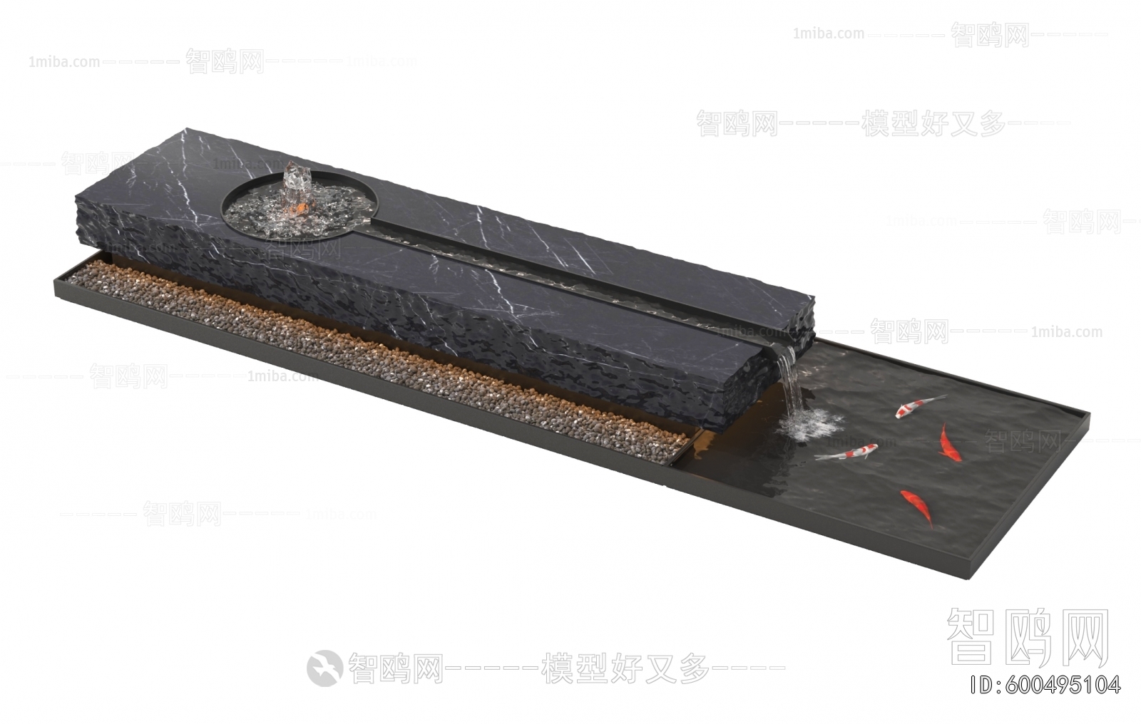 Modern Rockery Waterscape