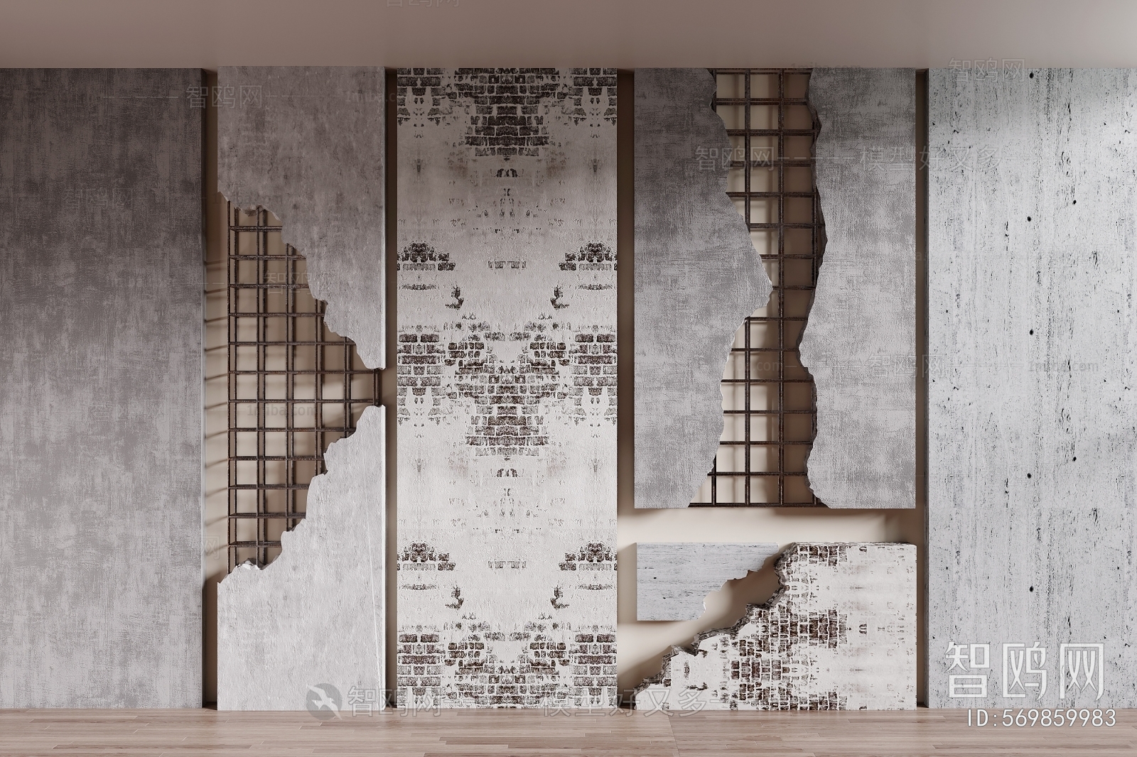 Industrial Style Wall Facing