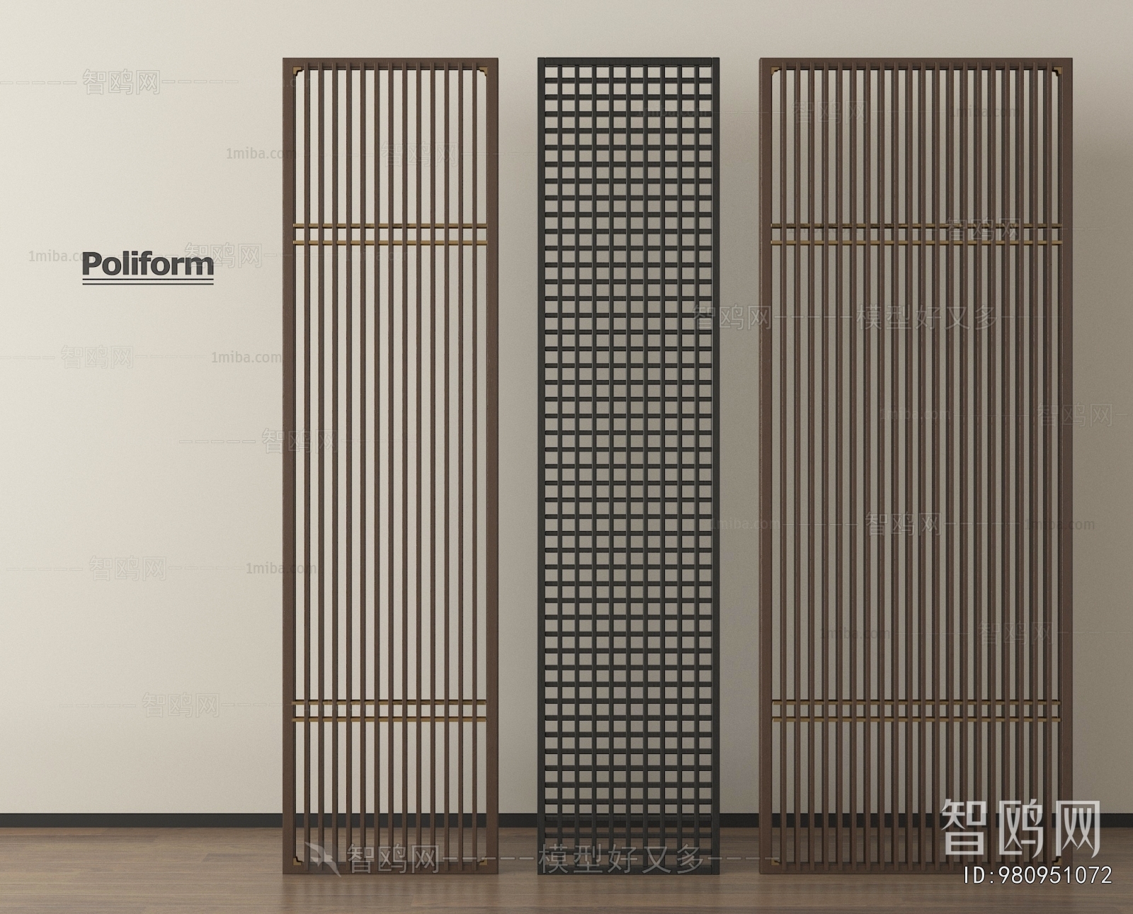 New Chinese Style Wooden Screen Partition