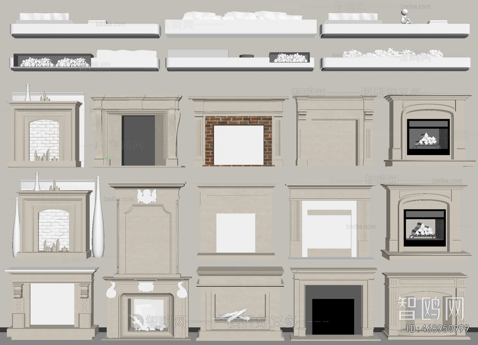 European Style Fireplace