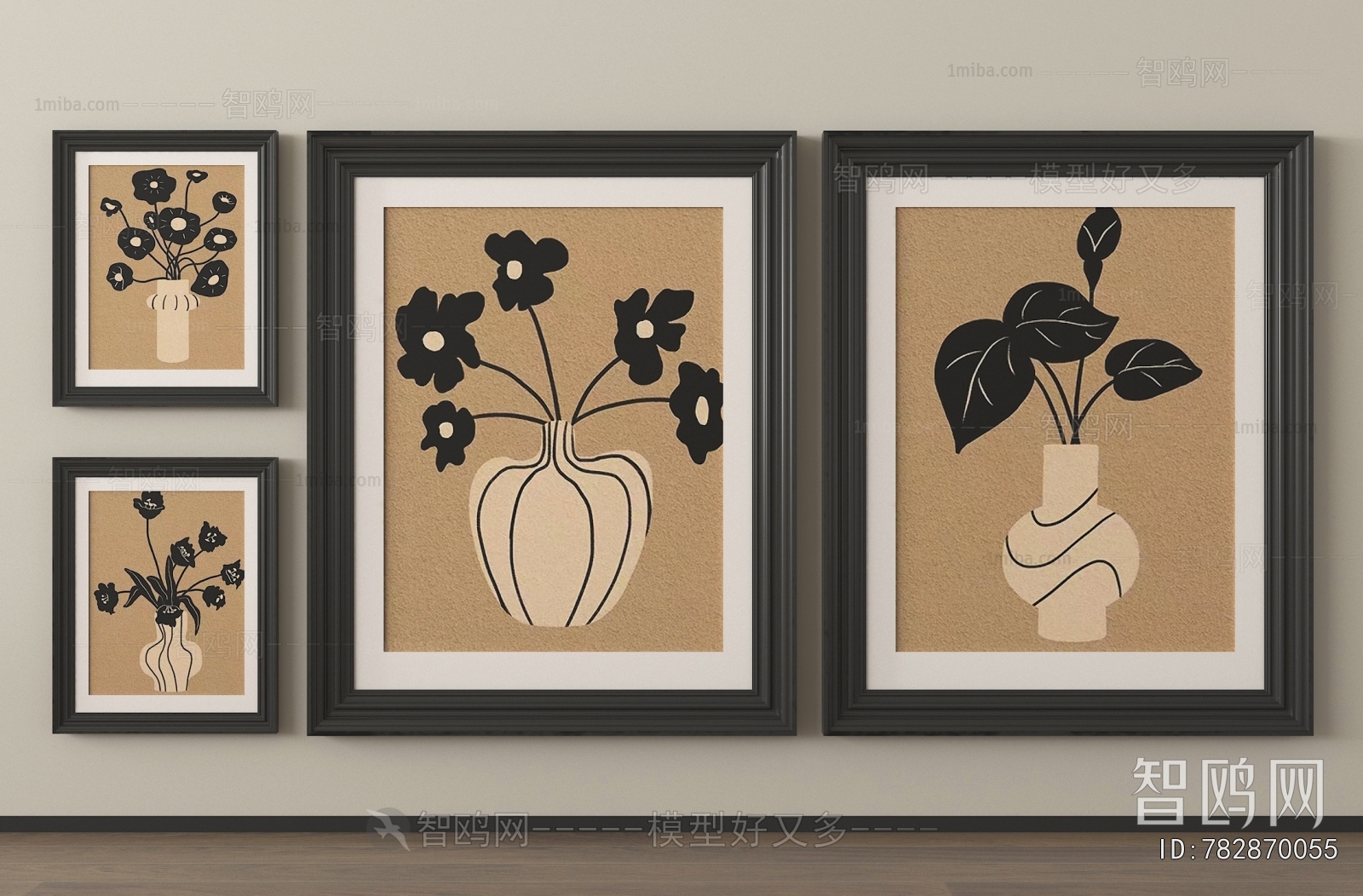 French Style Calligraphy And Painting