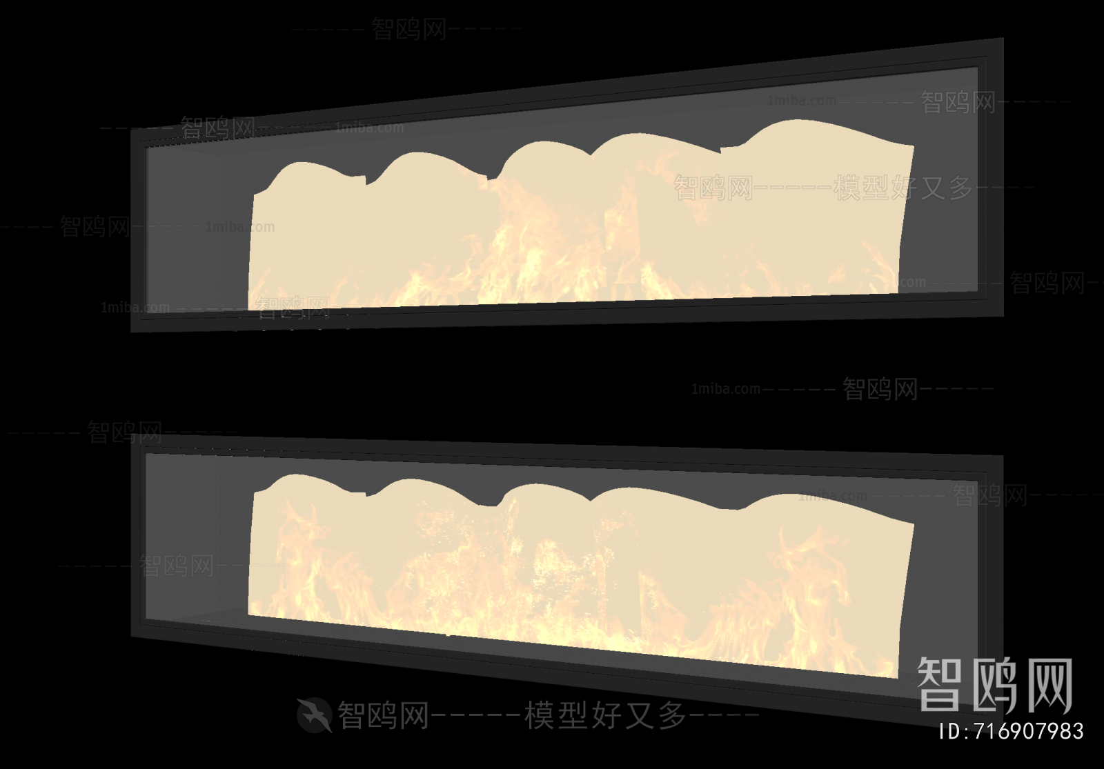 Modern Electronic Fireplace