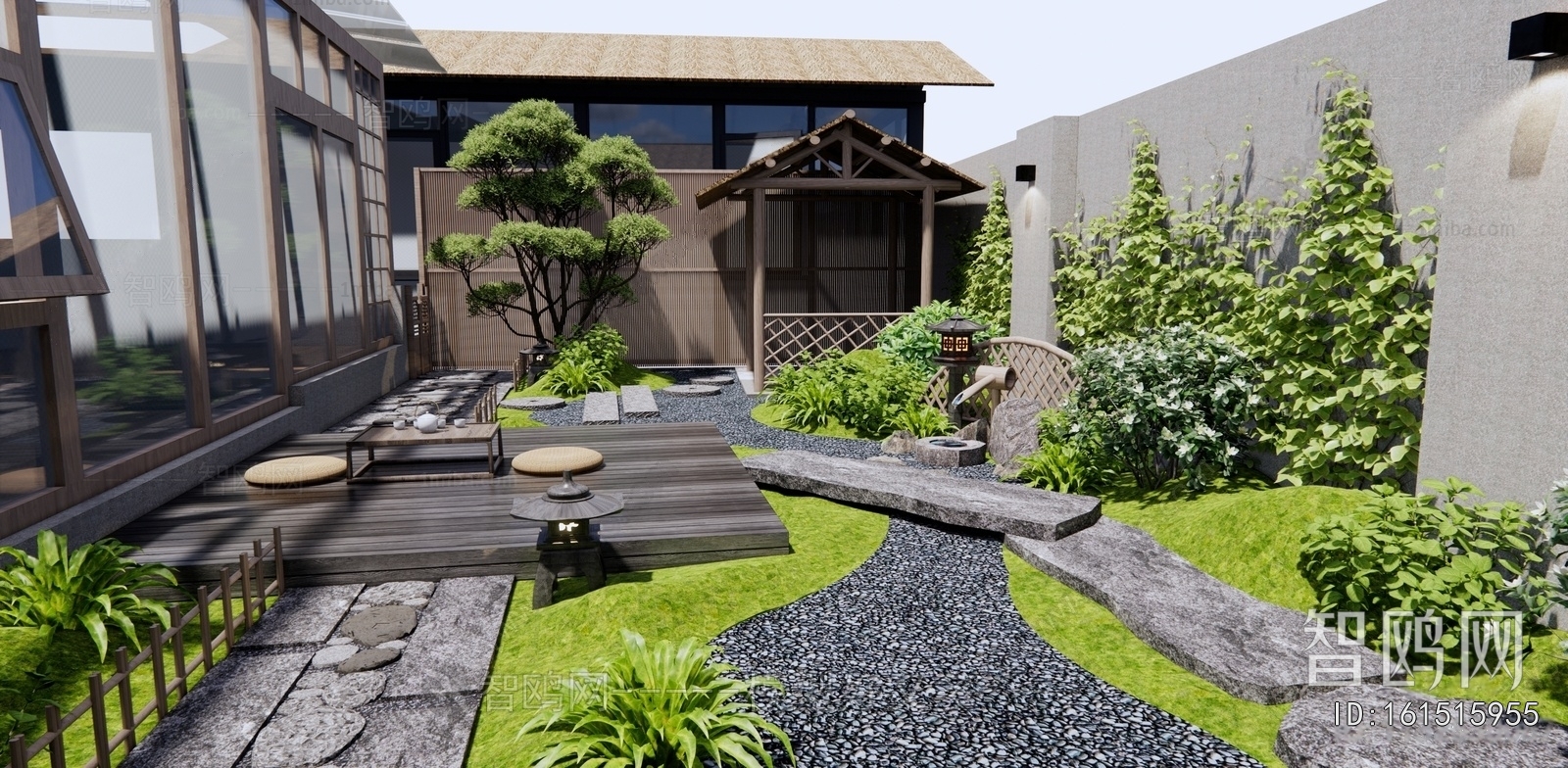 Japanese Style Courtyard/landscape