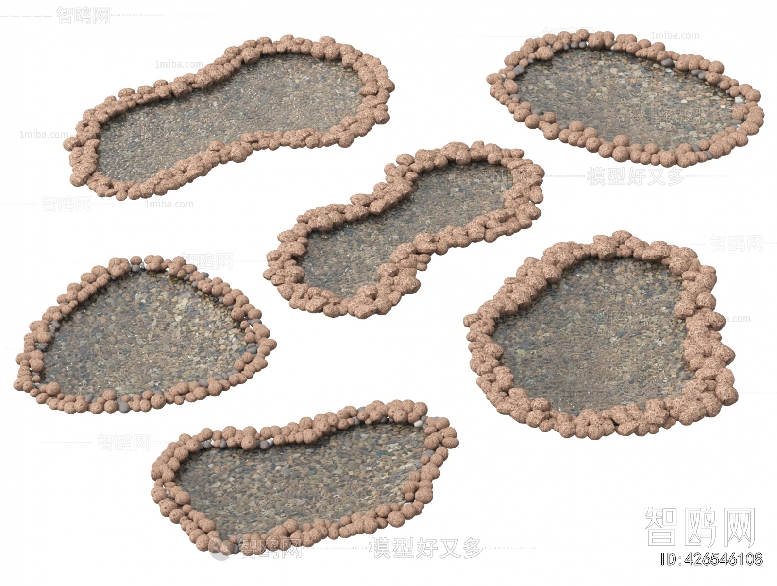 Modern Rockery Waterscape