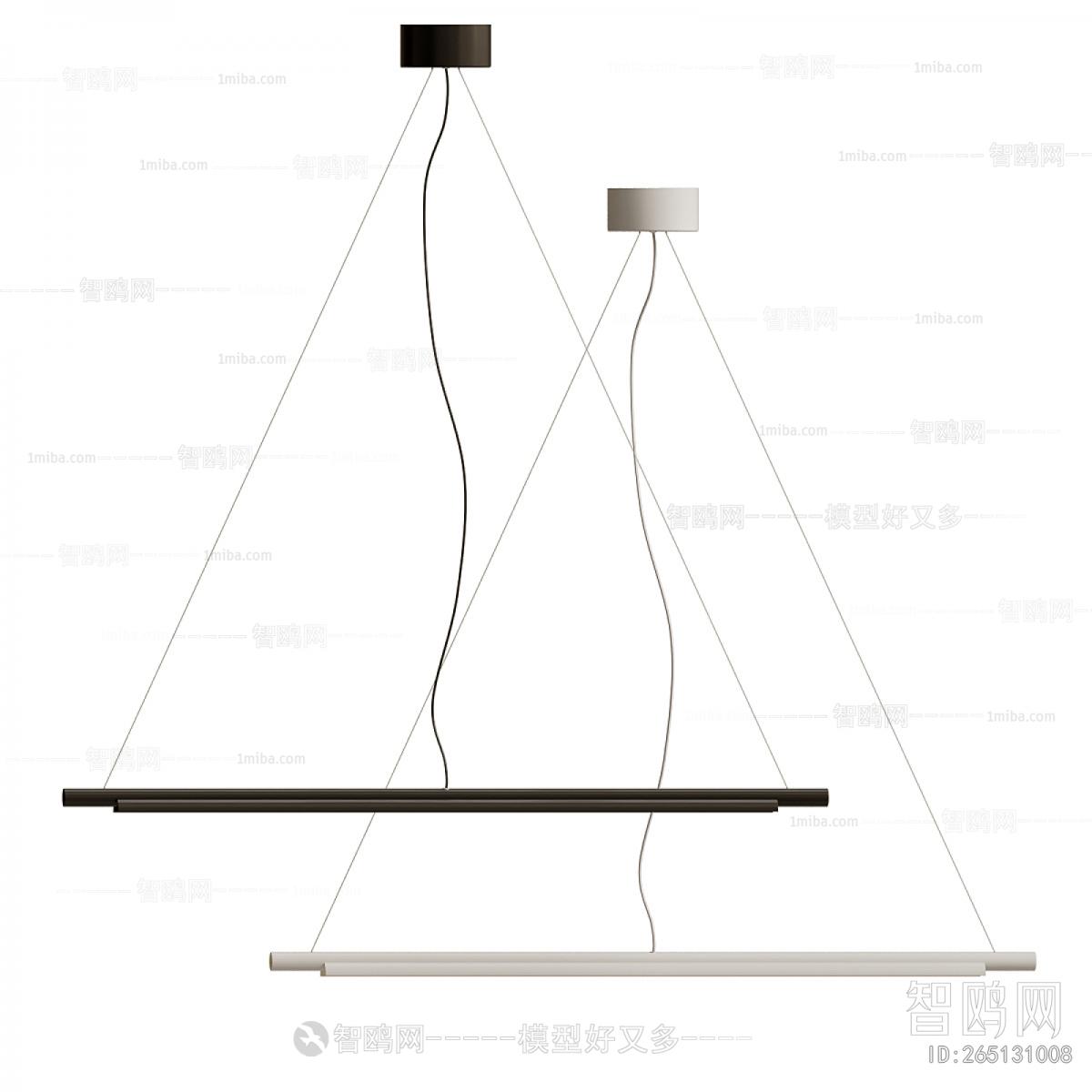 Modern Long Chandelier