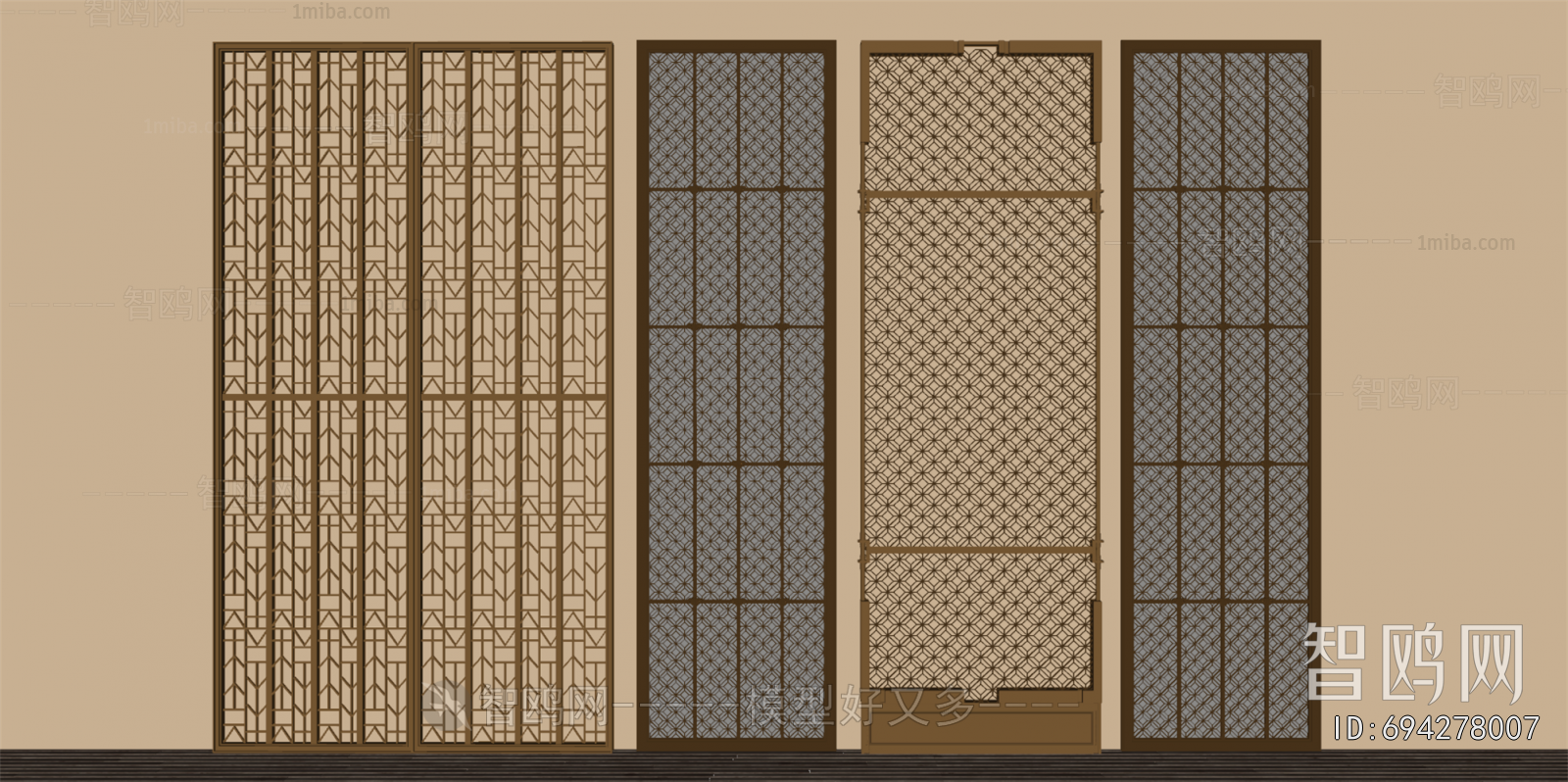 Modern Metal Screen Partition