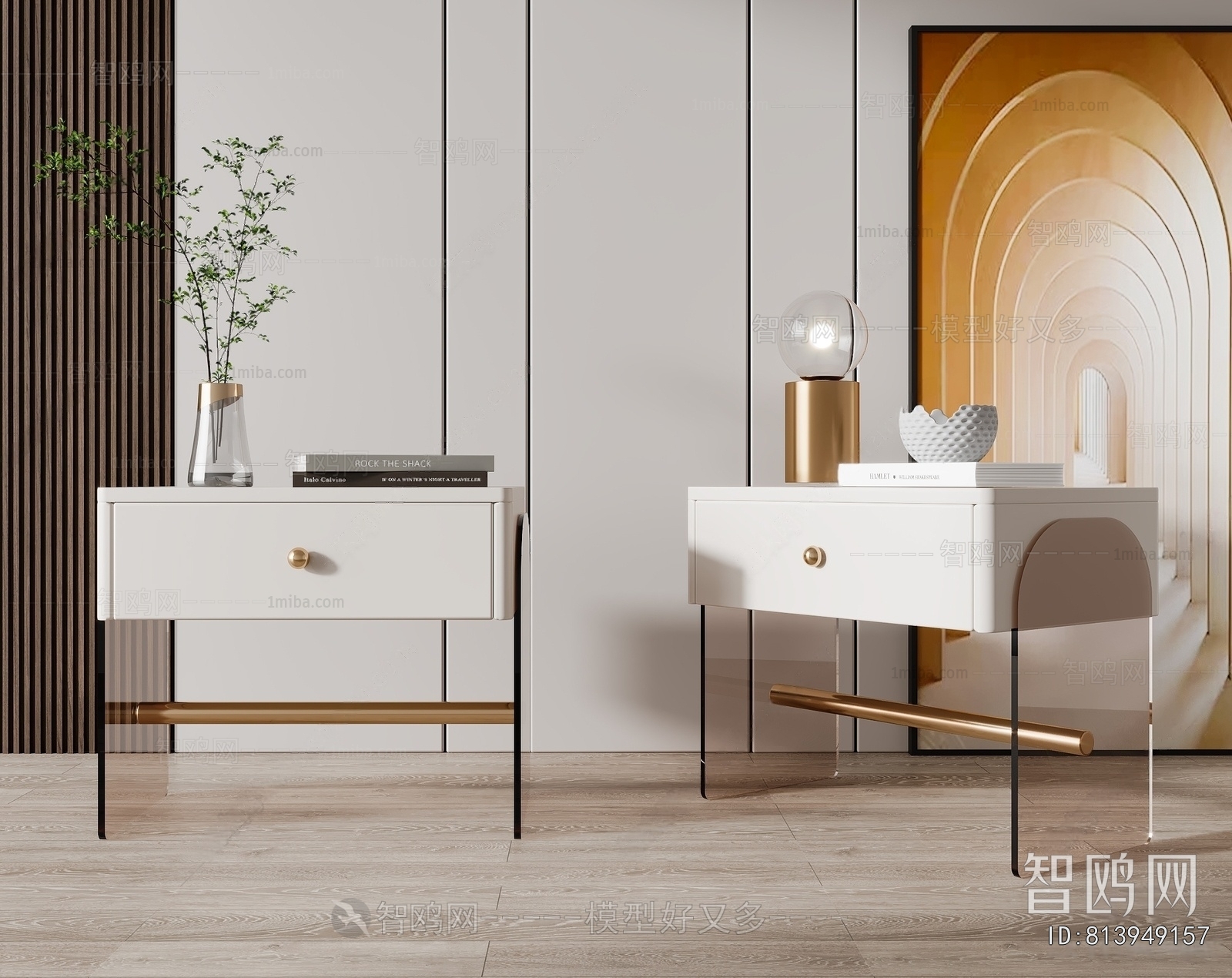 Modern Bedside Cupboard