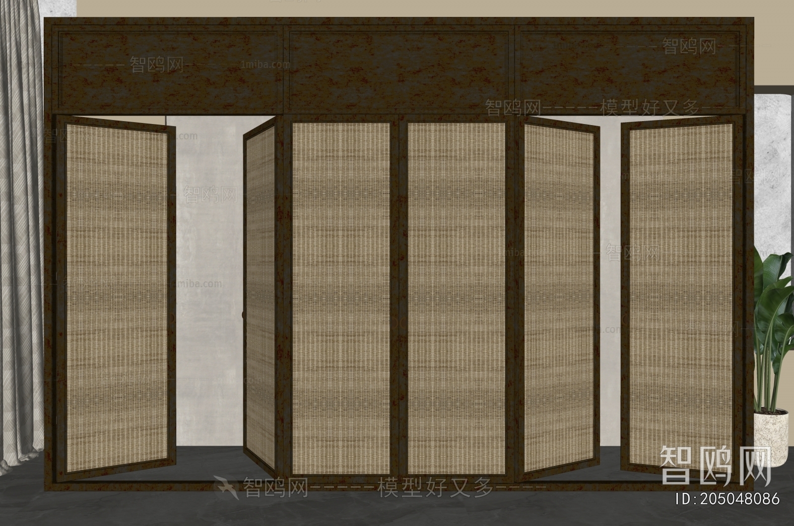 New Chinese Style Double Door