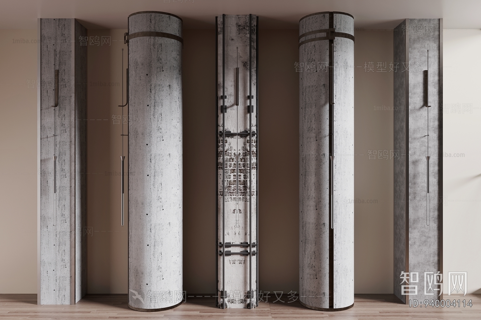 Industrial Style Column