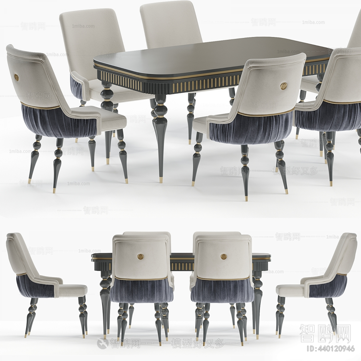 American Style Dining Table And Chairs