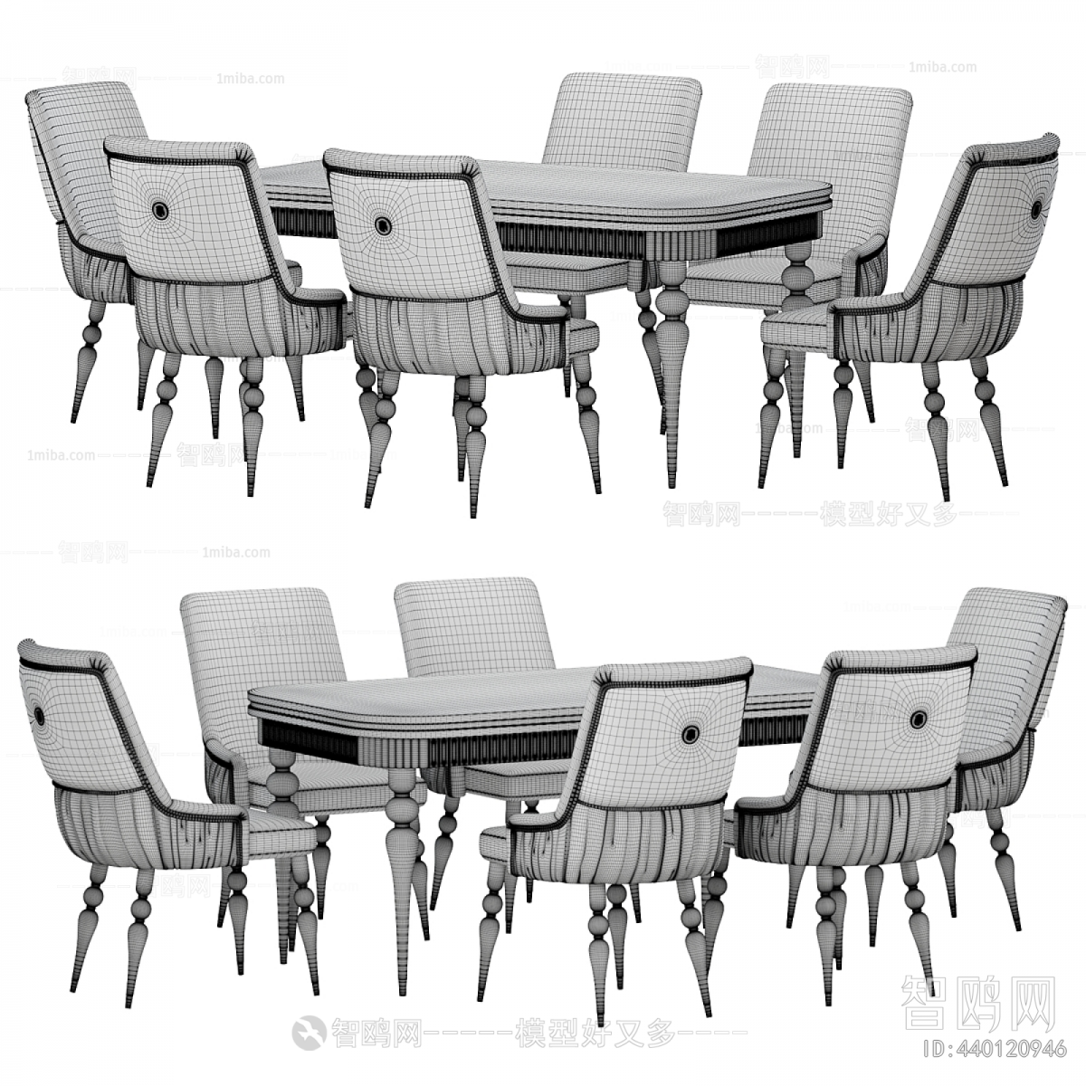 American Style Dining Table And Chairs