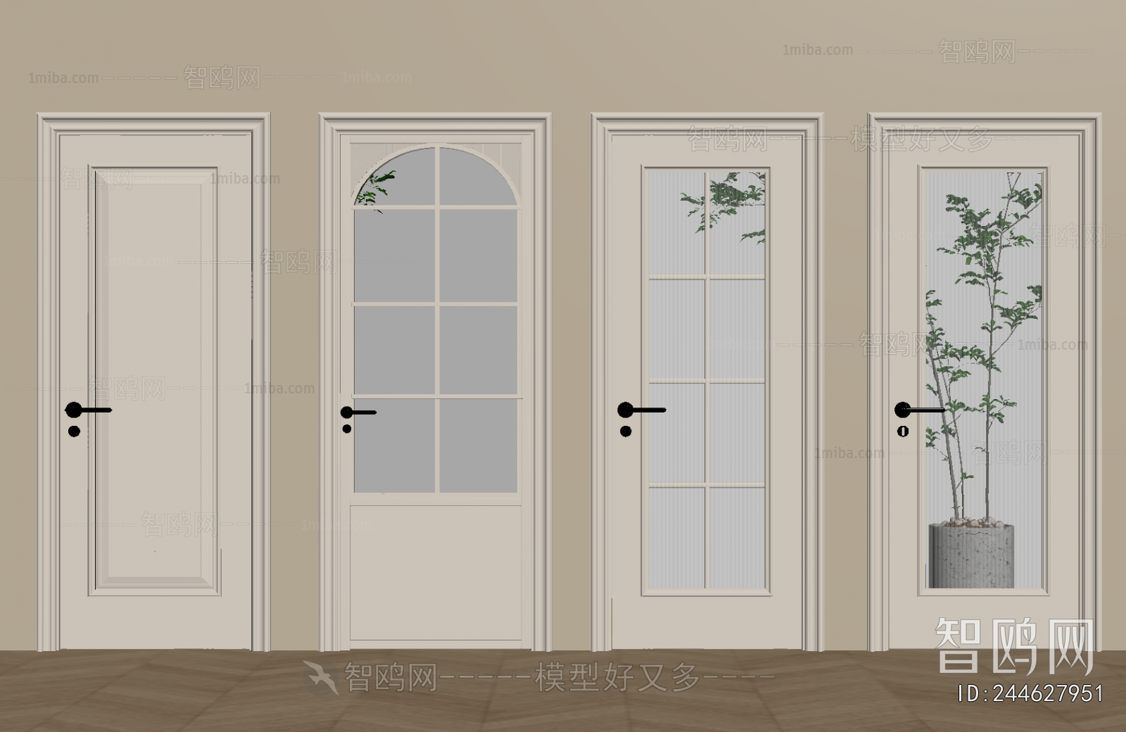 French Style Single Door