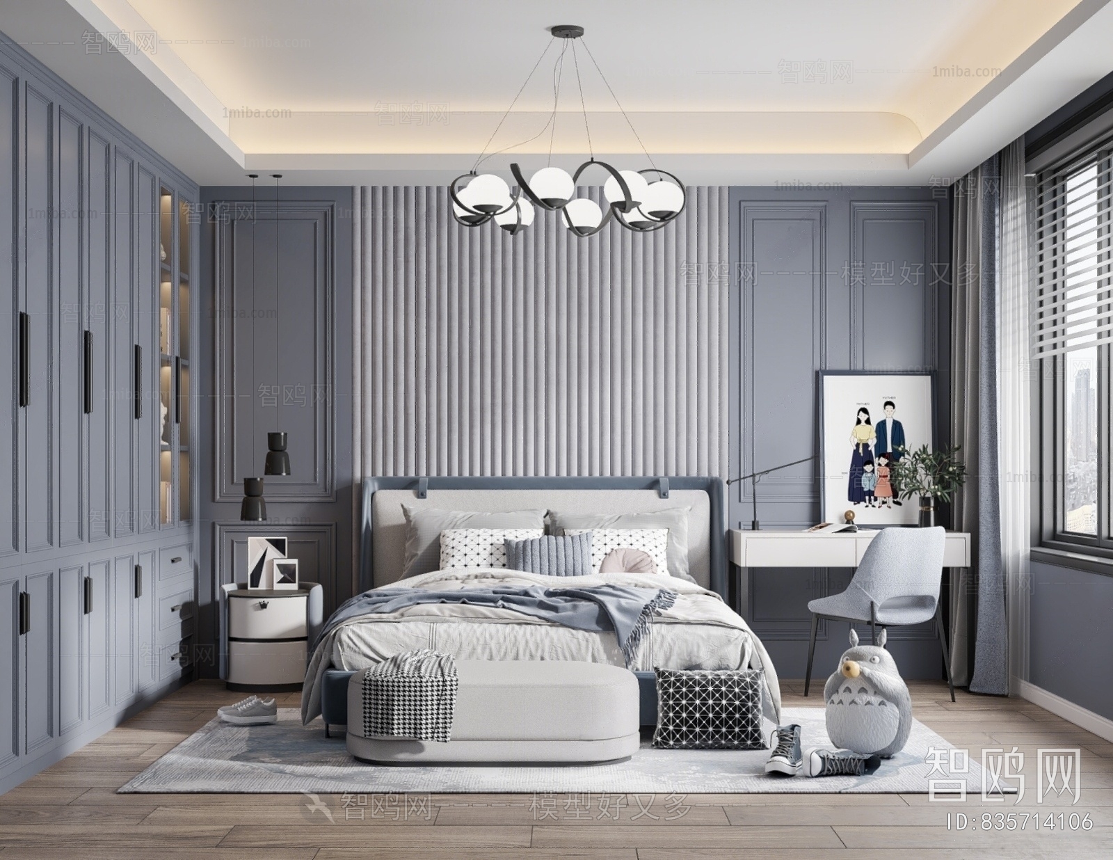 Modern Boy's Room And Son's Room