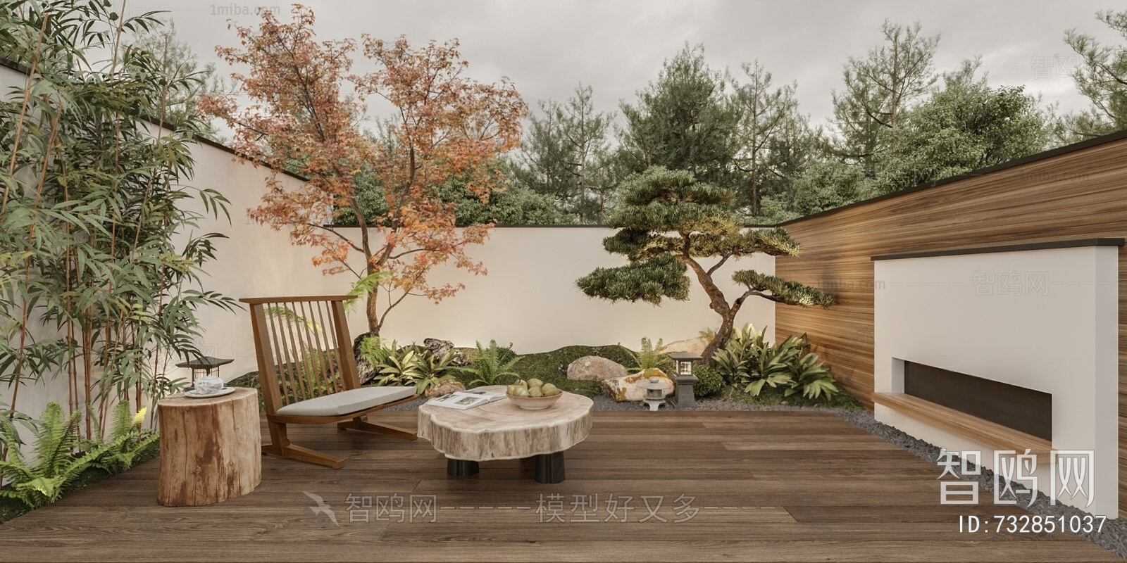 New Chinese Style Courtyard/landscape