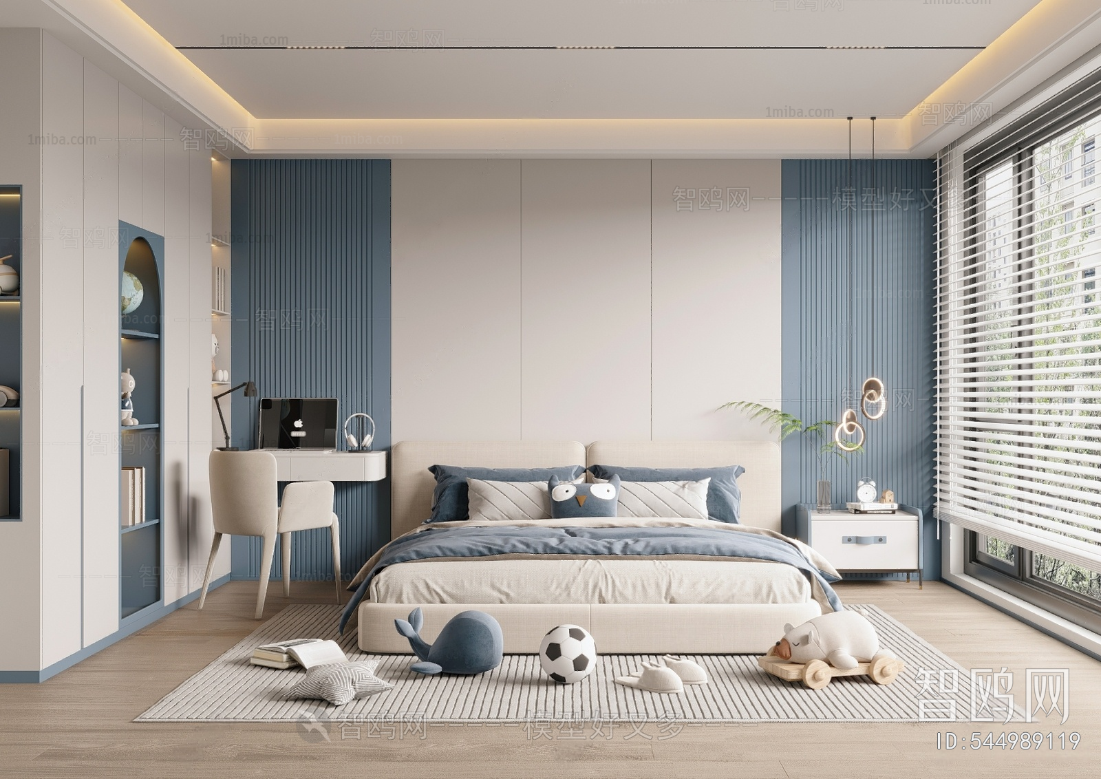 Modern Boy's Room And Son's Room