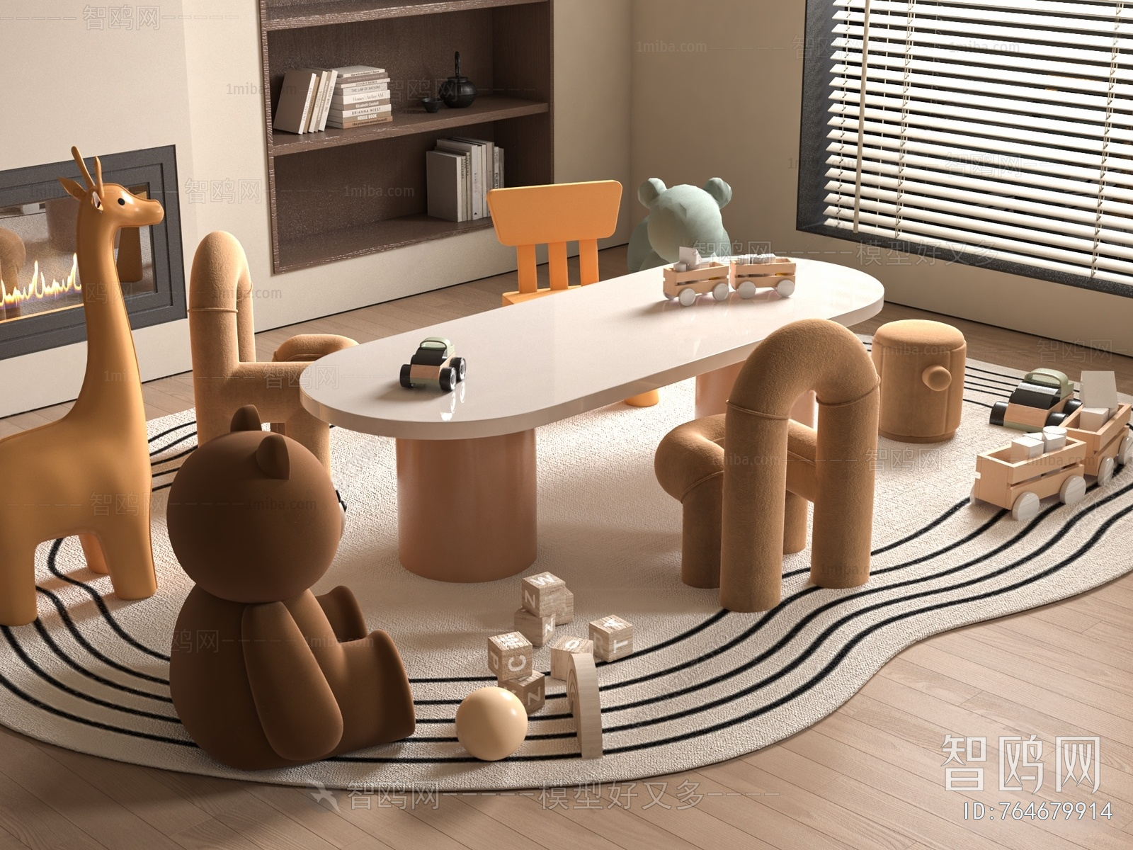 Modern Children's Table/chair