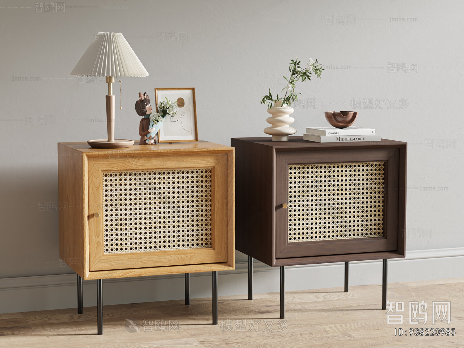 Nordic Style Bedside Cupboard