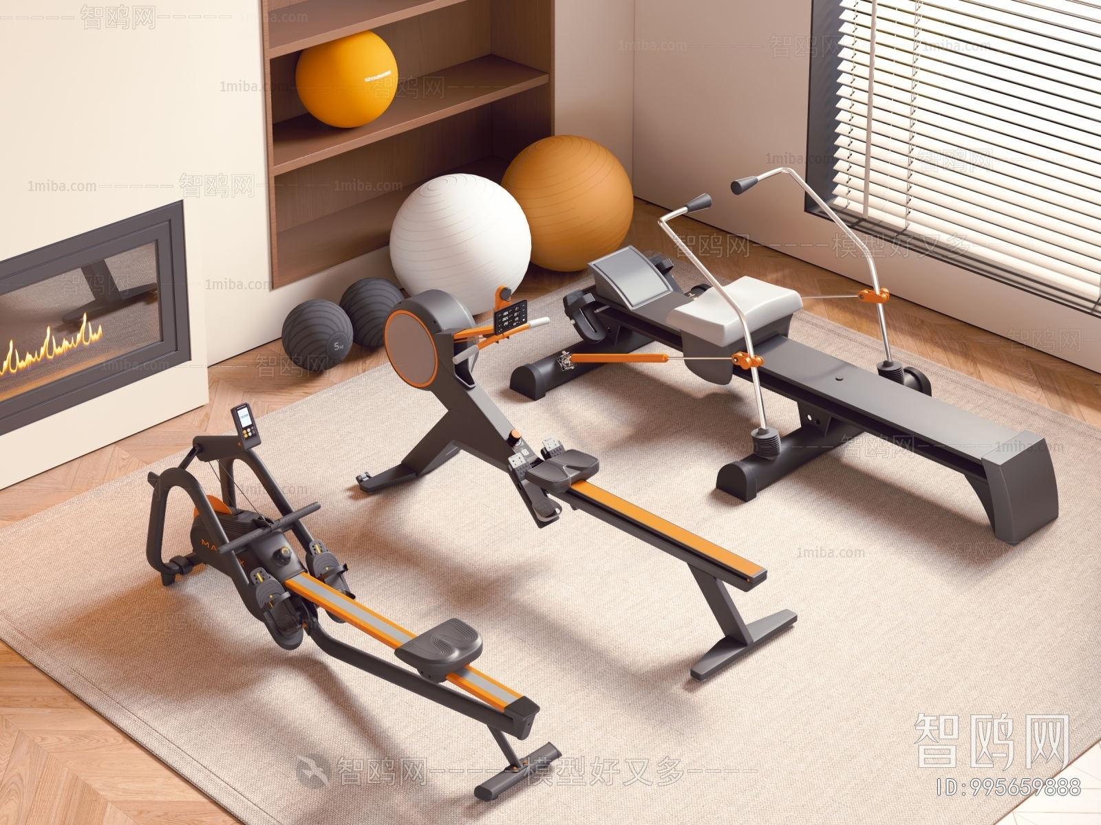 Modern Fitness Equipment