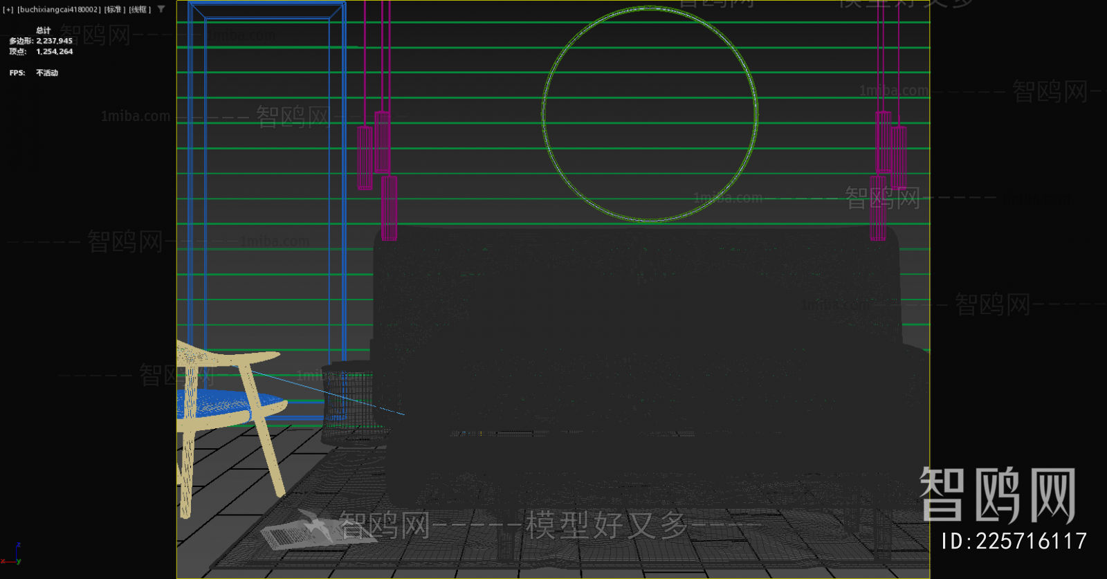 New Chinese Style Double Bed