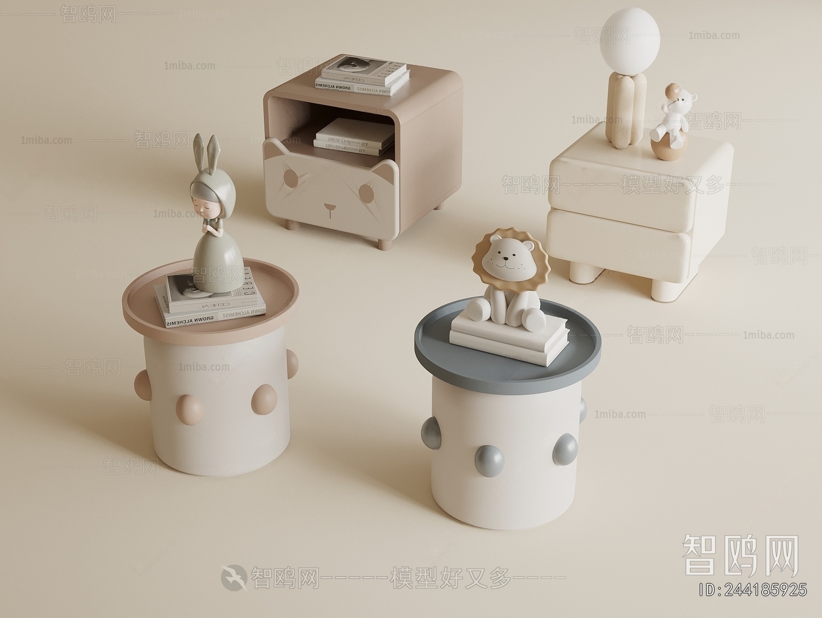 Modern Bedside Cupboard