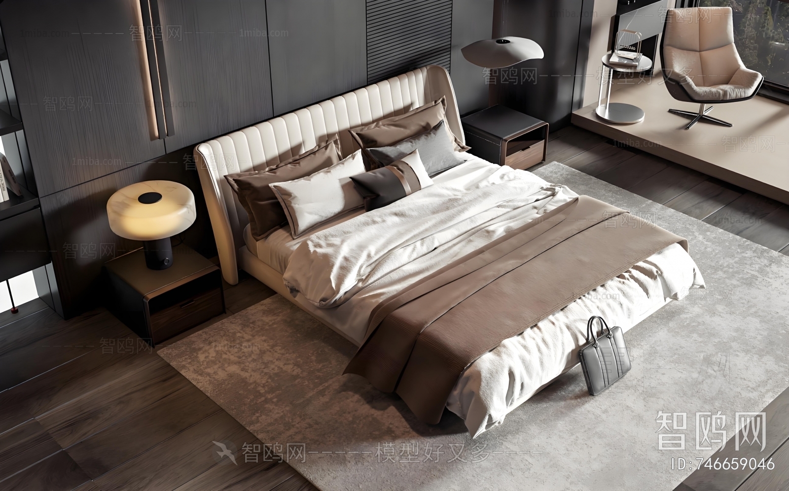 Modern Double Bed