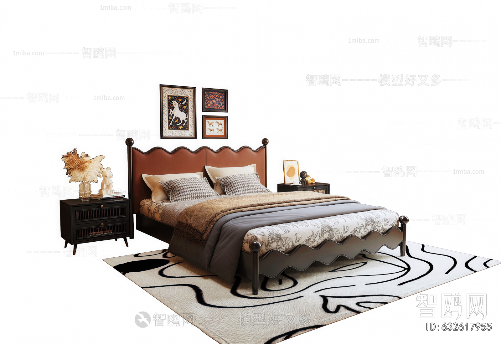 French Style Double Bed