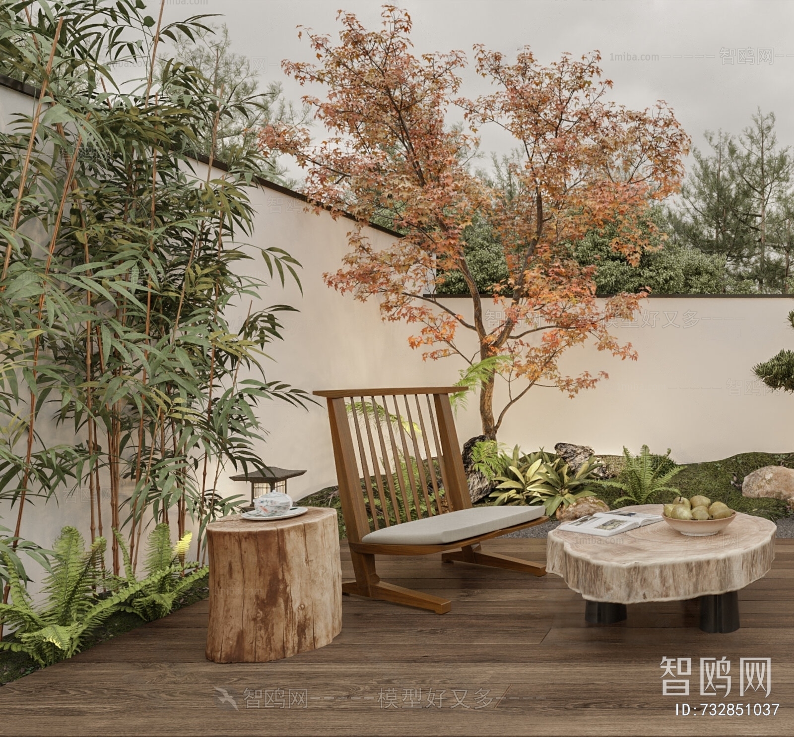 New Chinese Style Courtyard/landscape
