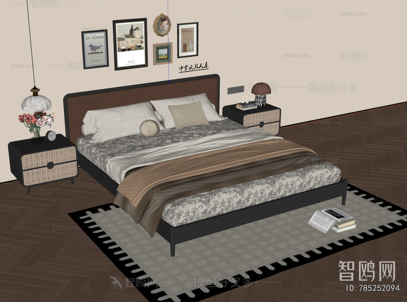 French Style Double Bed